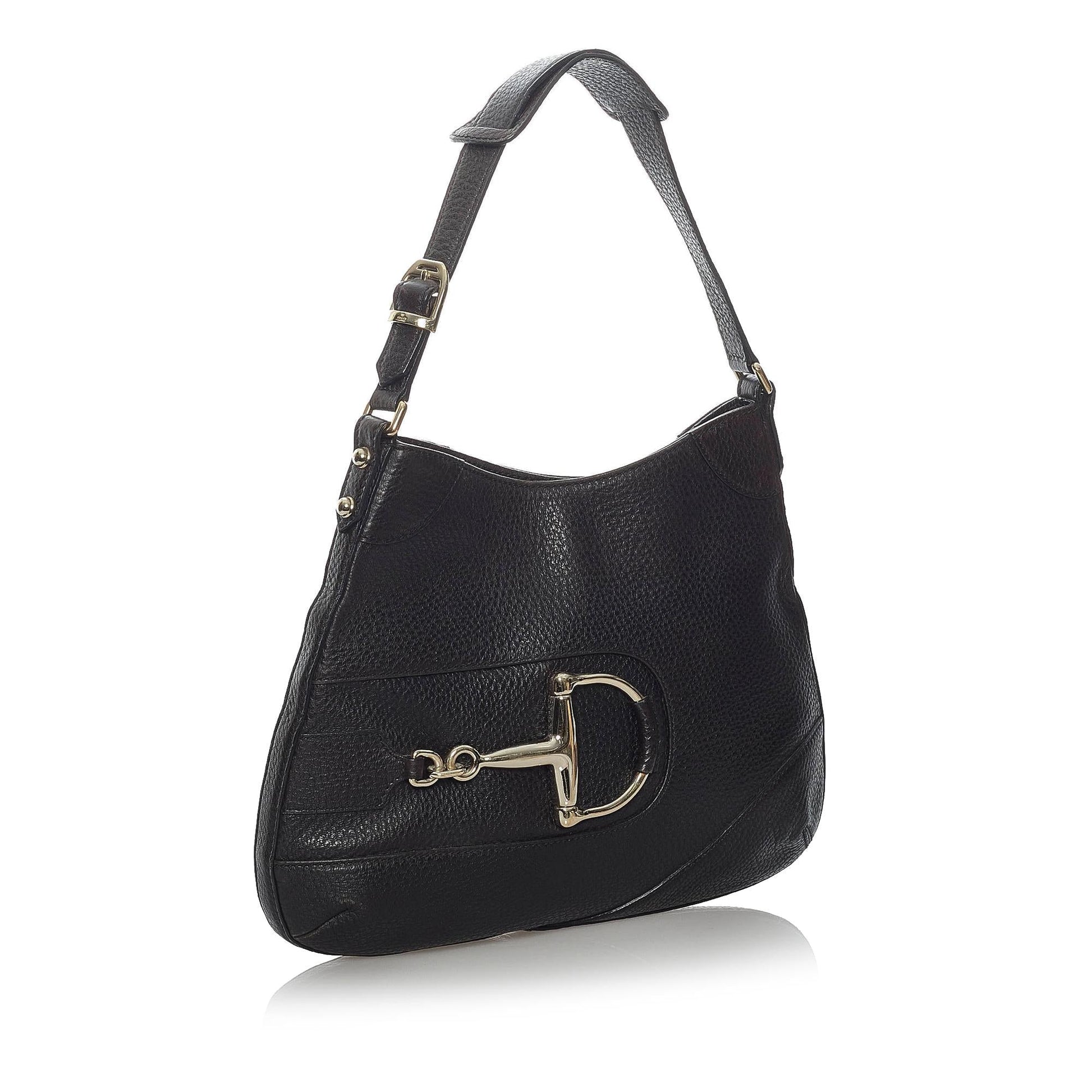 Gucci Hasler SHG Leather Calf Black Shoulder Bag