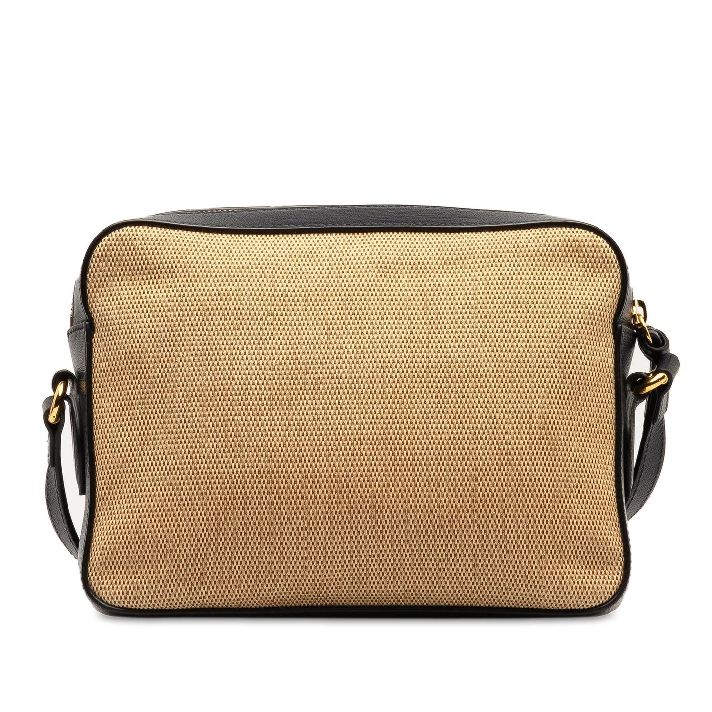 Gucci Horsebit Flap Pocket Camera SHG-giPDnL Canvas Calf Black Brown Crossbody Bag