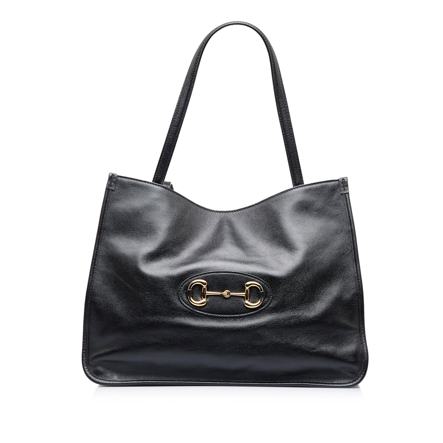 Gucci Horsebit SHG-wZLj3p Calf Black Tote Bag