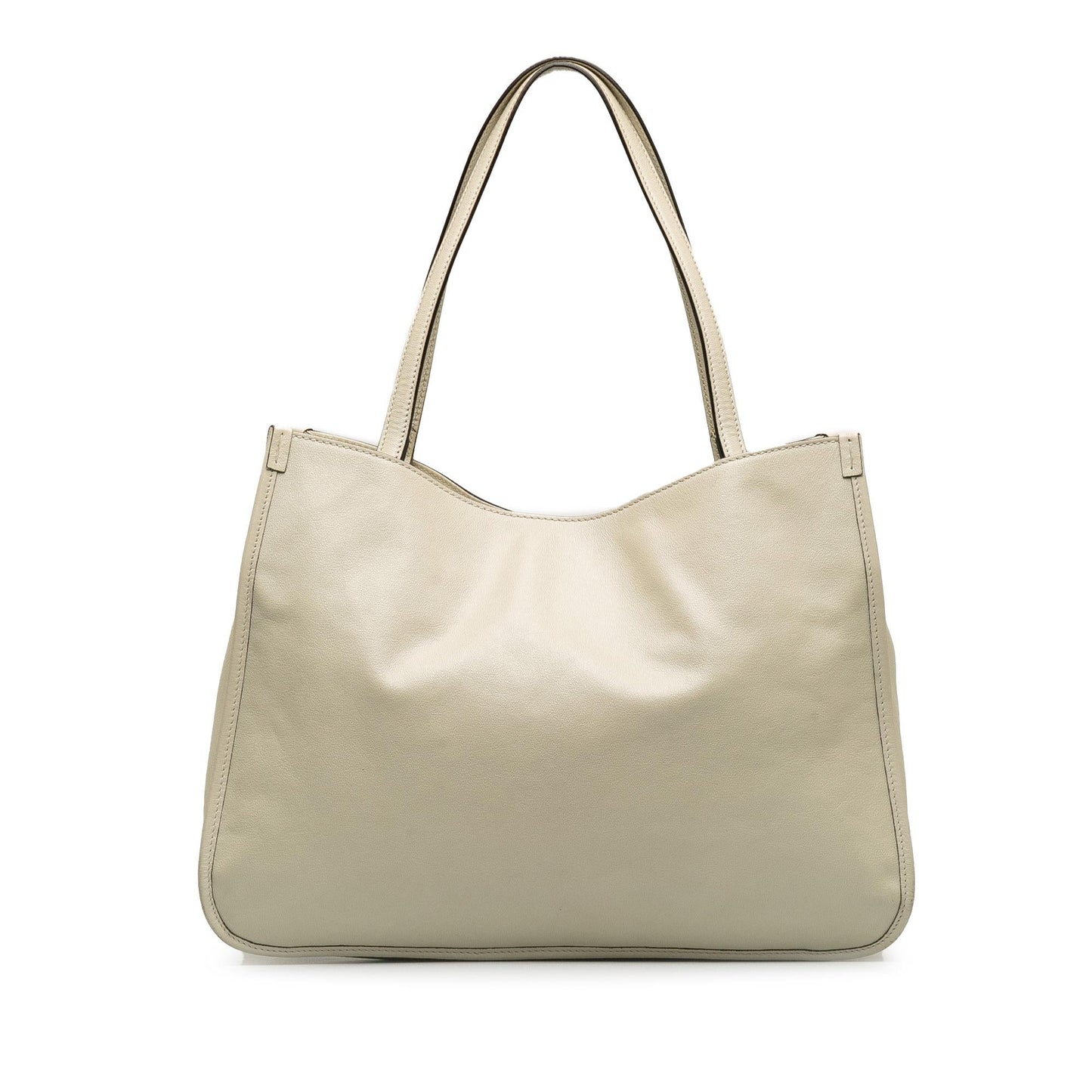 Gucci Horsebit Leather Calf White Tote Bag Tote Bag