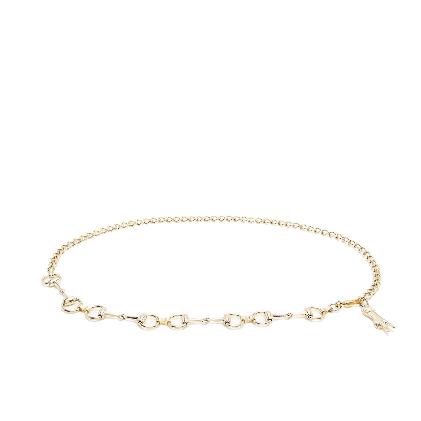 Gucci Horsebit Belt - OS SHF-i5cg1d Gold Chain Accessory