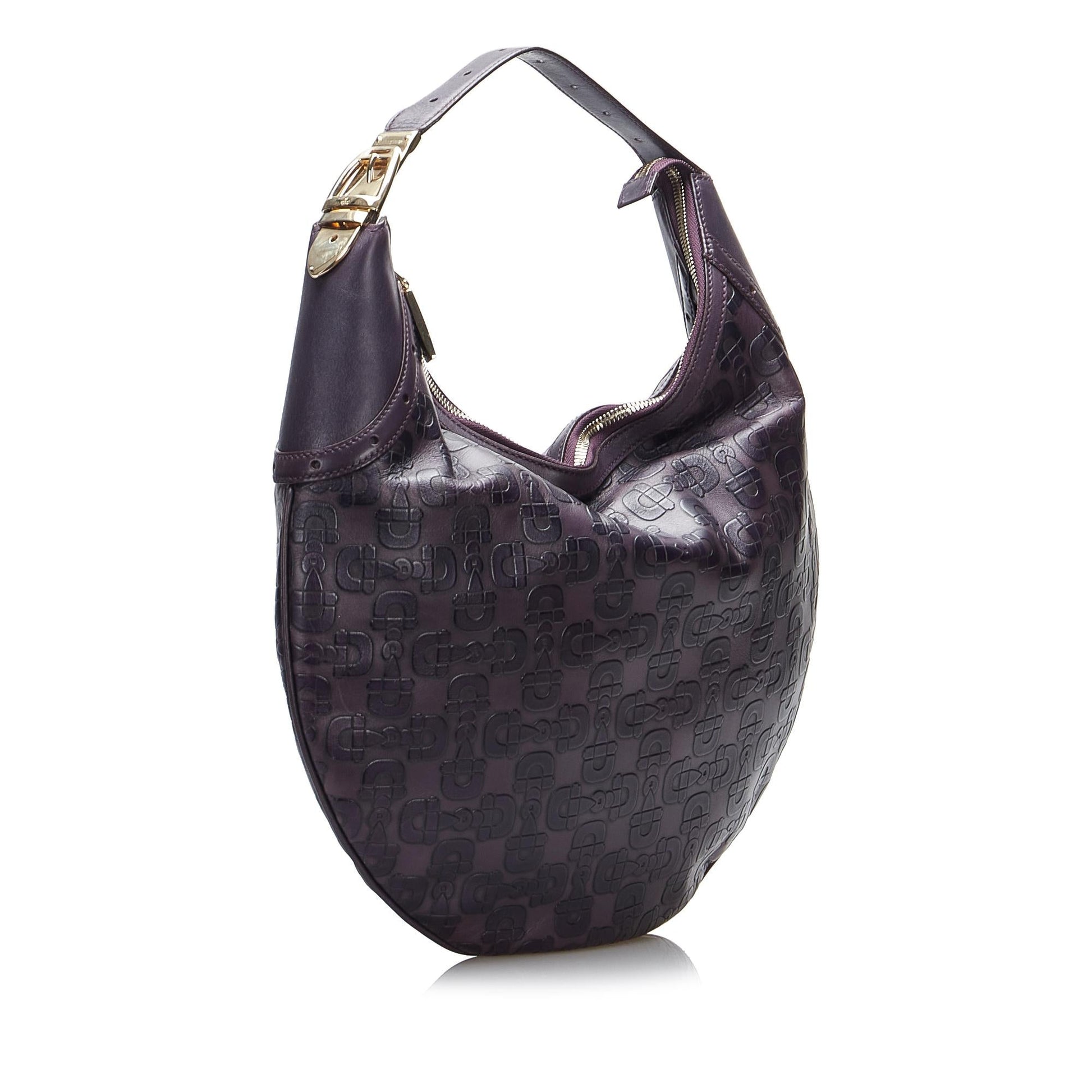 Gucci Horsebit Glam SHG-xomdRL Calf Black Shoulder Bag