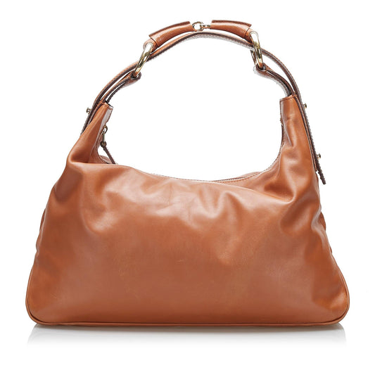 Gucci Horsebit SHG-kNb8OL Calf Brown Shoulder Bag