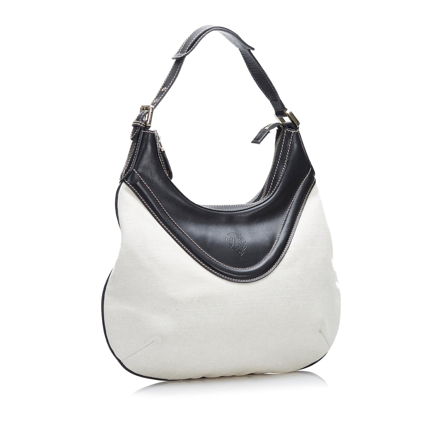 Gucci Hysteria Crest SHG Canvas White Shoulder Bag