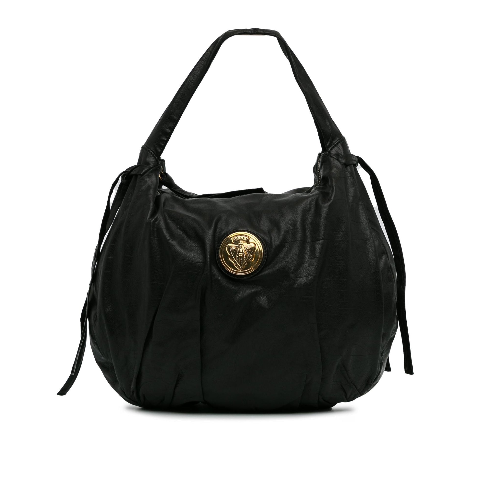 Gucci Hysteria Crest SHG-HASjcJ Calf Black Shoulder Bag