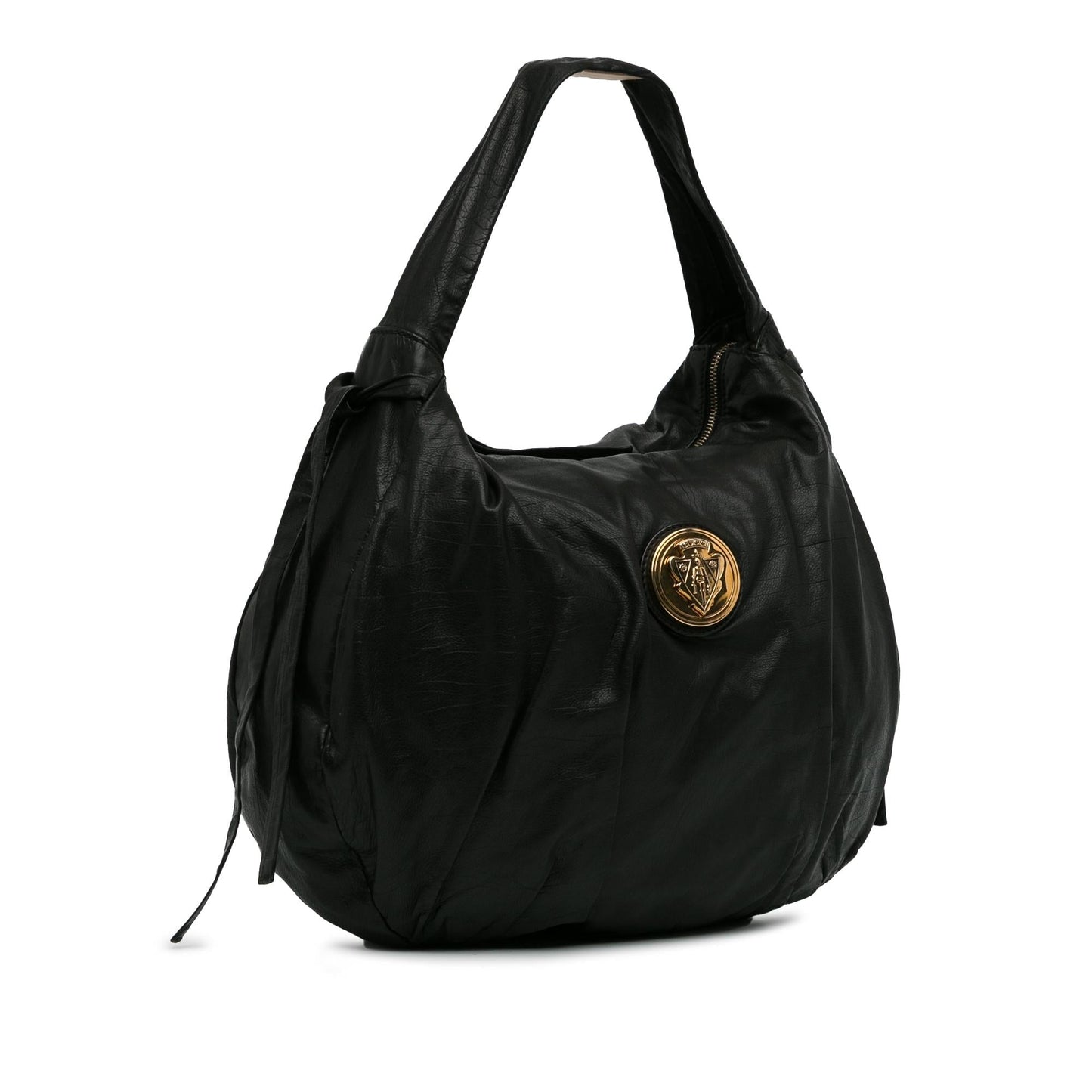 Gucci Hysteria Crest SHG-HASjcJ Calf Black Shoulder Bag