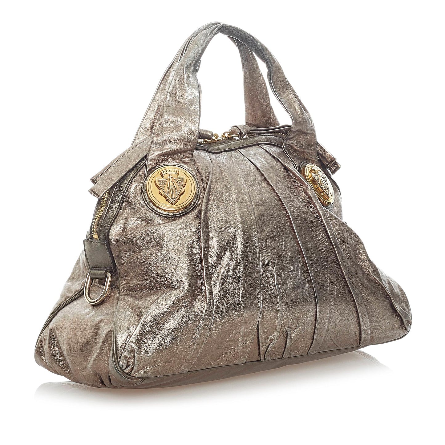 Gucci Hysteria SHG Leather Calf Gold Tote Bag