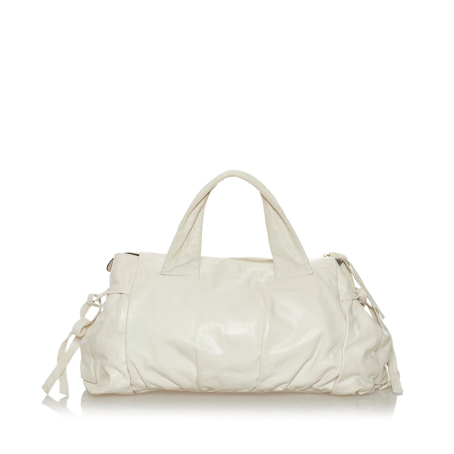 Gucci Hysteria SHG Leather Calf White Tote Bag Bag Shg