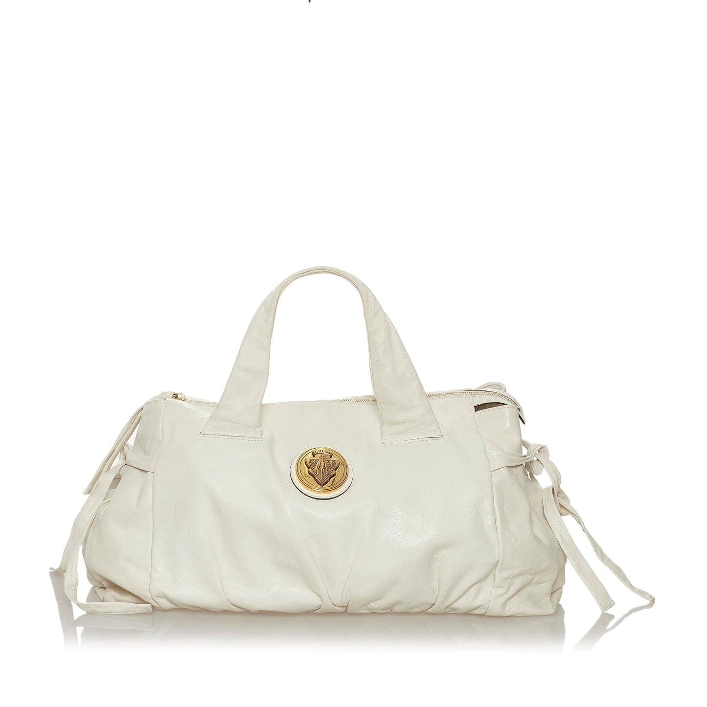 Gucci Hysteria SHG Leather Calf White Tote Bag Bag Shg