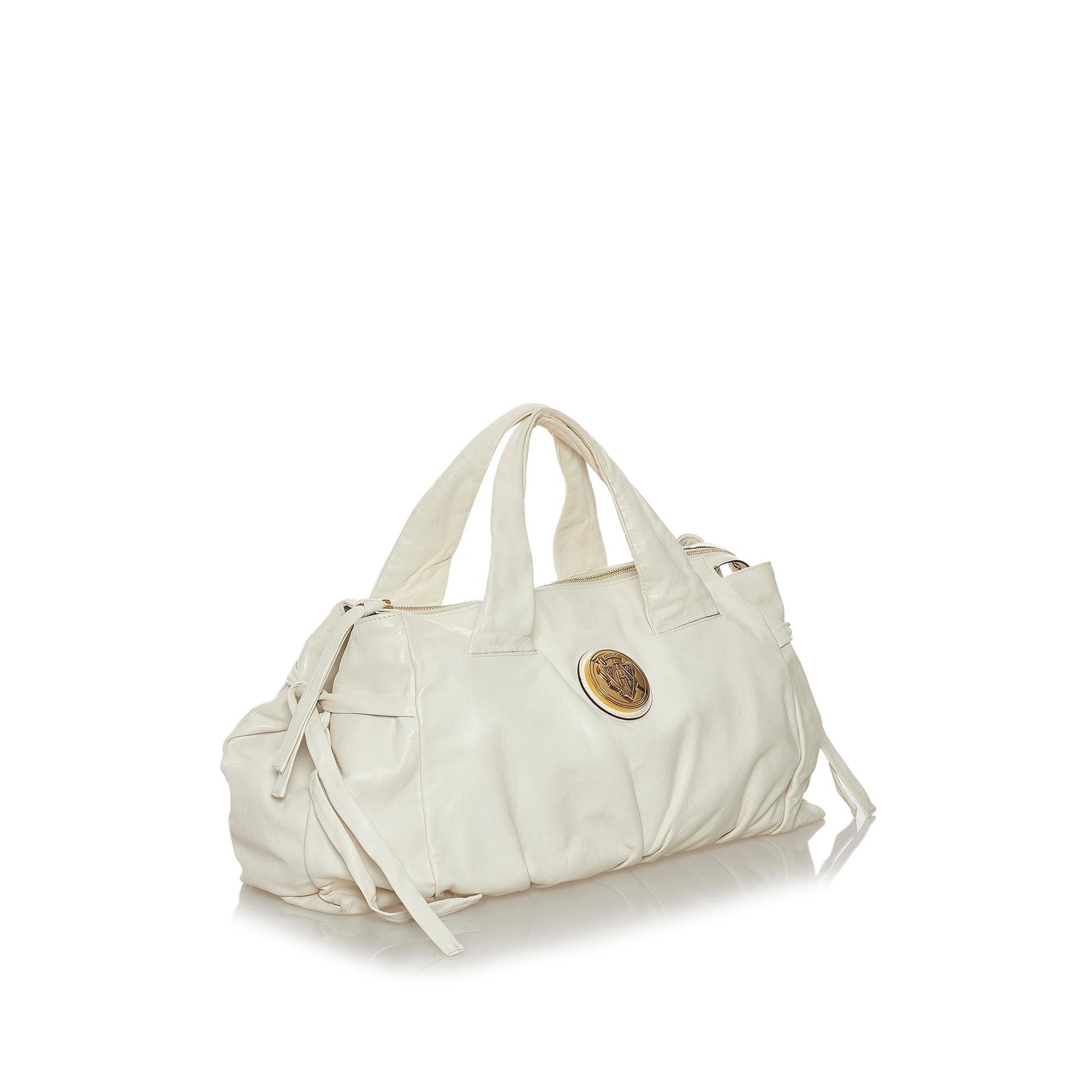 Gucci Hysteria SHG Leather Calf White Tote Bag Bag Shg