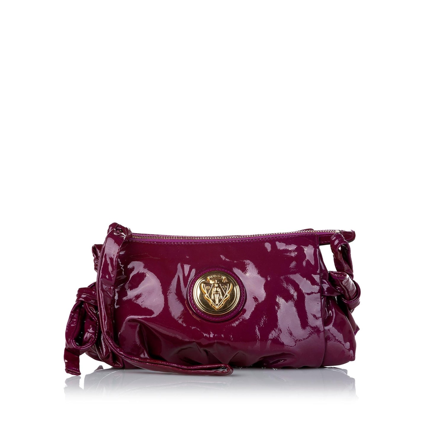 Gucci Hysteria SHG Leather Patent Clutch Bag