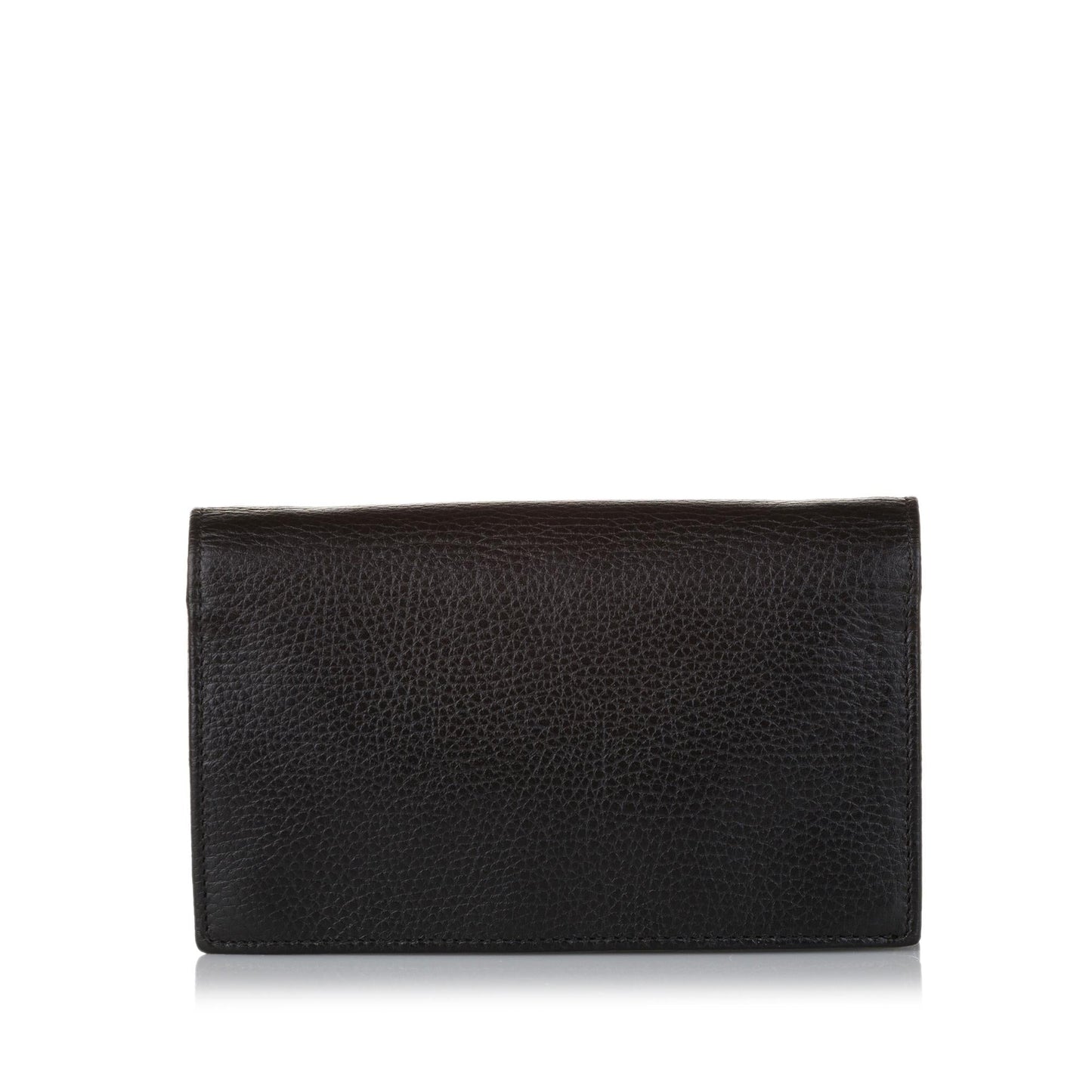 Gucci Interlocking G Wallet on SHG Leather Calf Black Chain Crossbody Bag Chain Shg