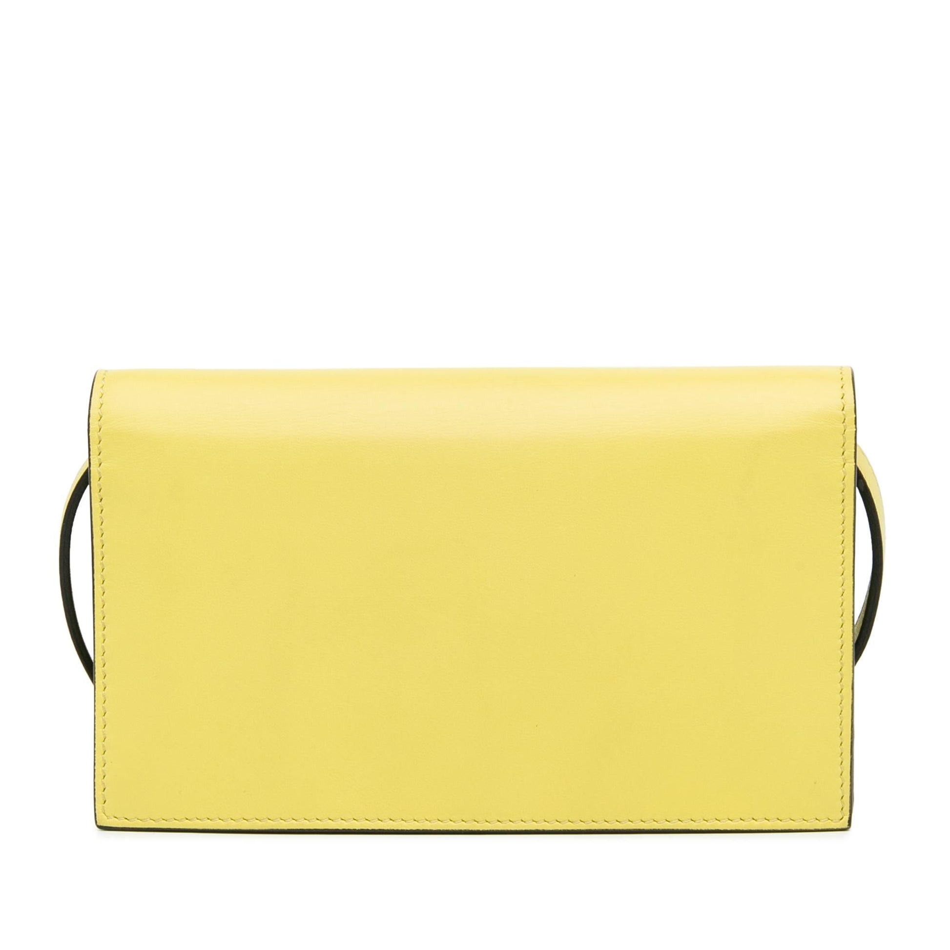 Gucci Interlocking G Dollar Wallet on Calf Chain Crossbody Bag
