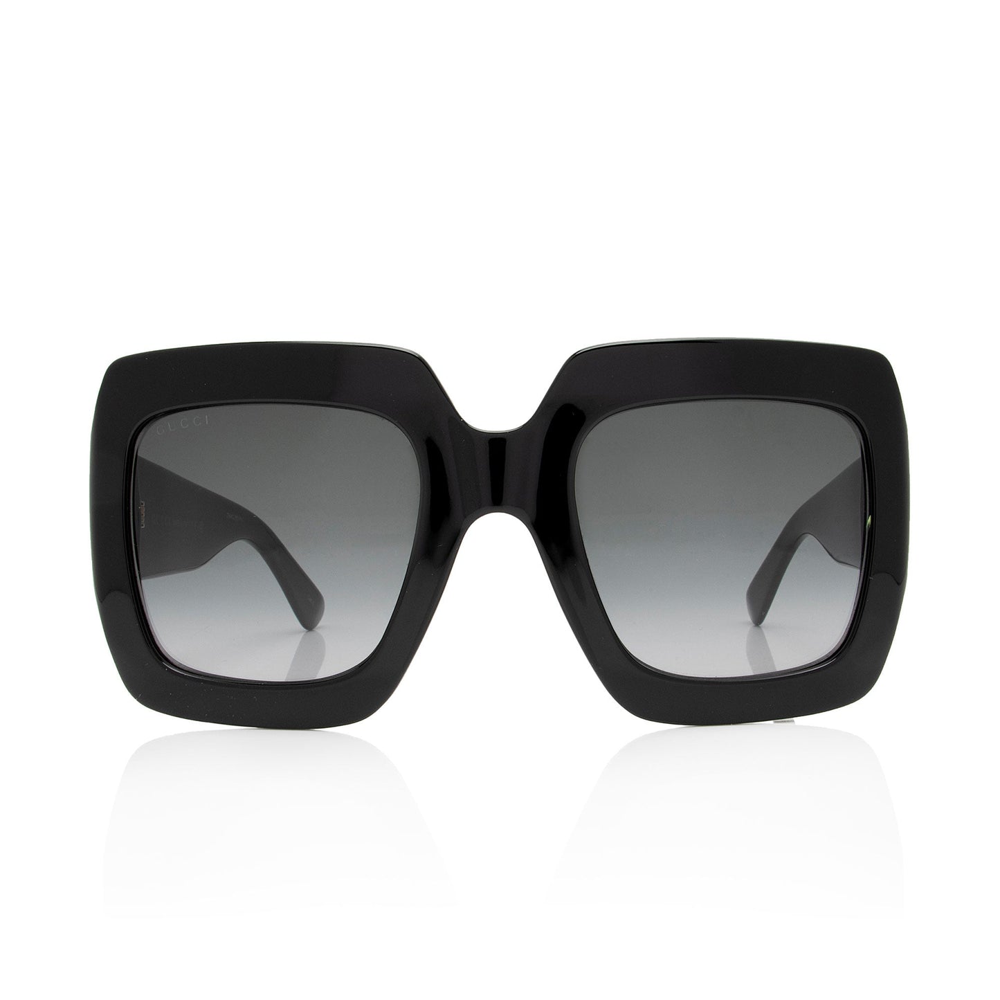 Gucci Interlocking G Oversized Square Sunglasses Black Accessory