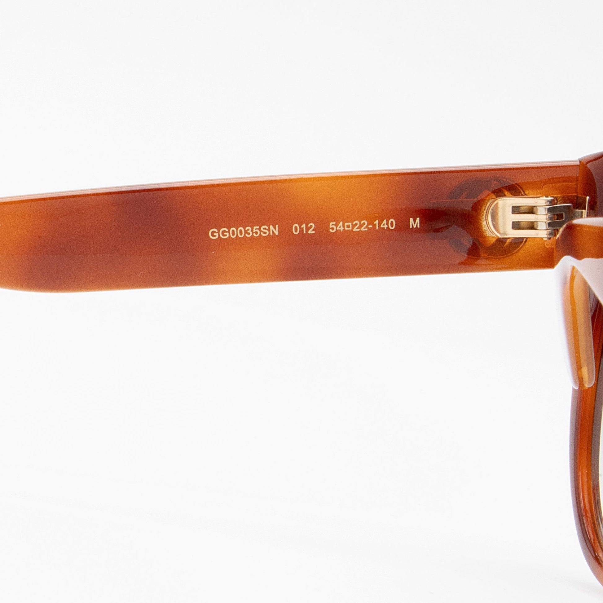 Gucci Interlocking G Round Cat Eye Brown Accessory