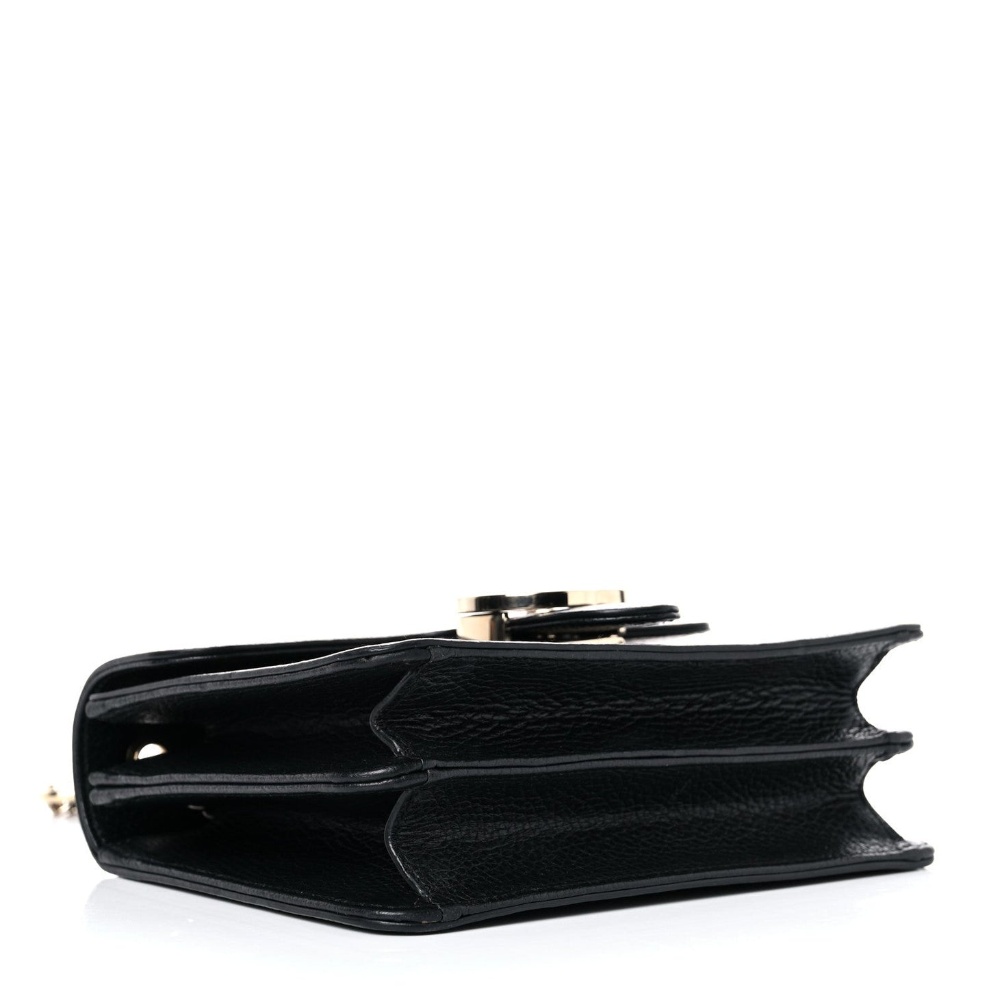 Gucci Interlocking GG Leather Black Crossbody Bag