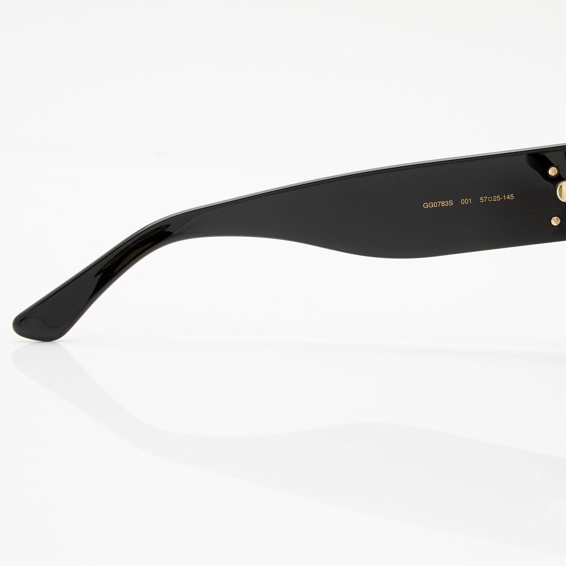 Gucci Interlocking GG Oversized Square Sunglasses Black Accessory