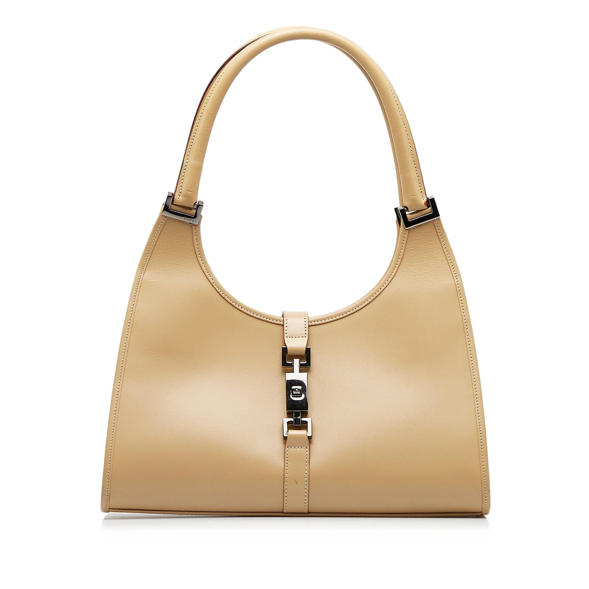 Gucci Jackie Bardot SHG-2o1ZrM Calf Brown Shoulder Bag