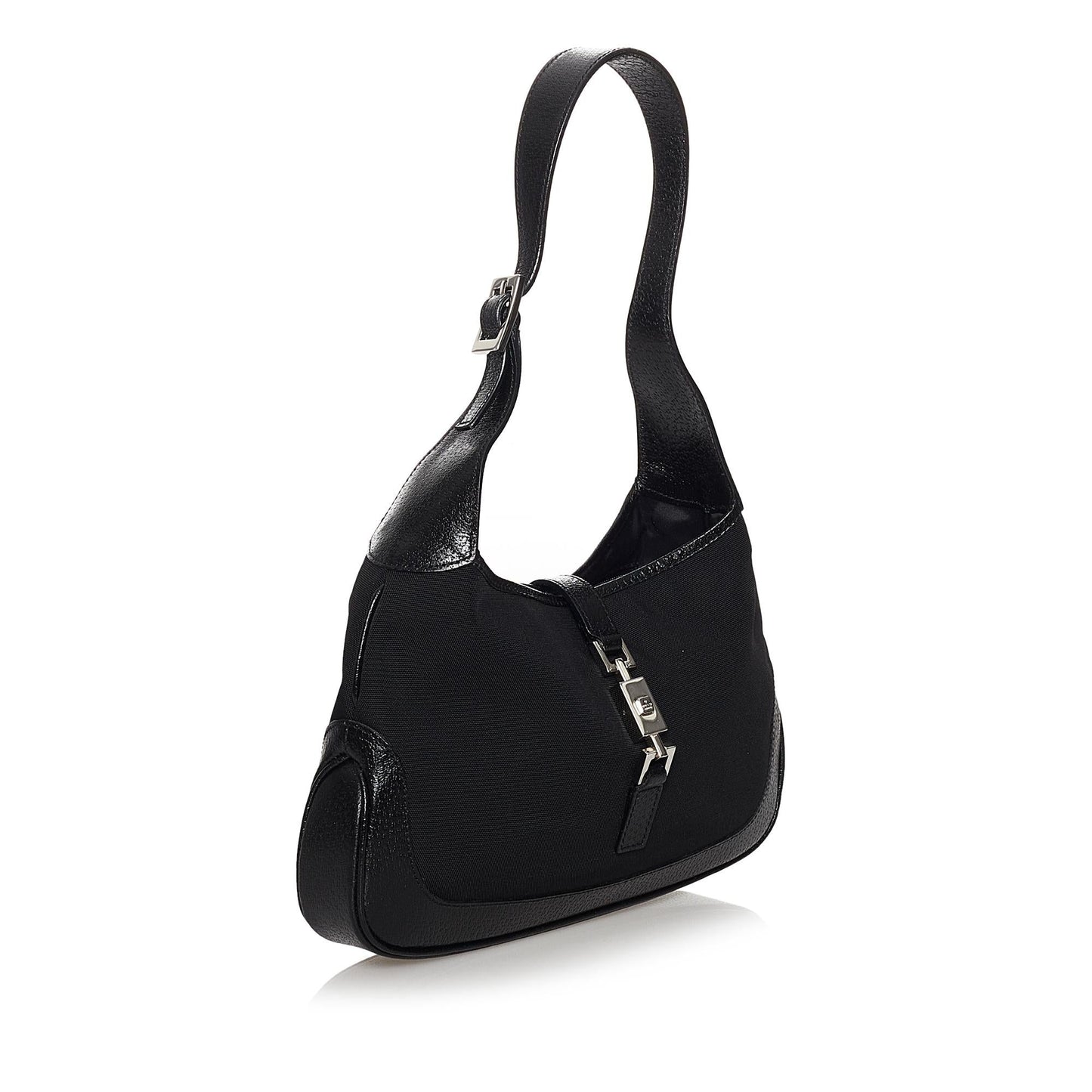 Gucci Jackie SHG Canvas Black Shoulder Bag Bag Shg