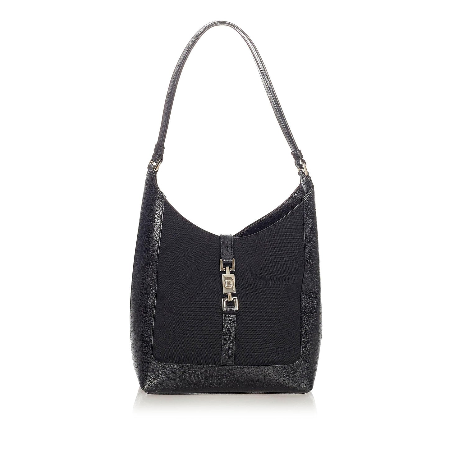 Gucci Jackie SHG Canvas Black Shoulder Bag 3
