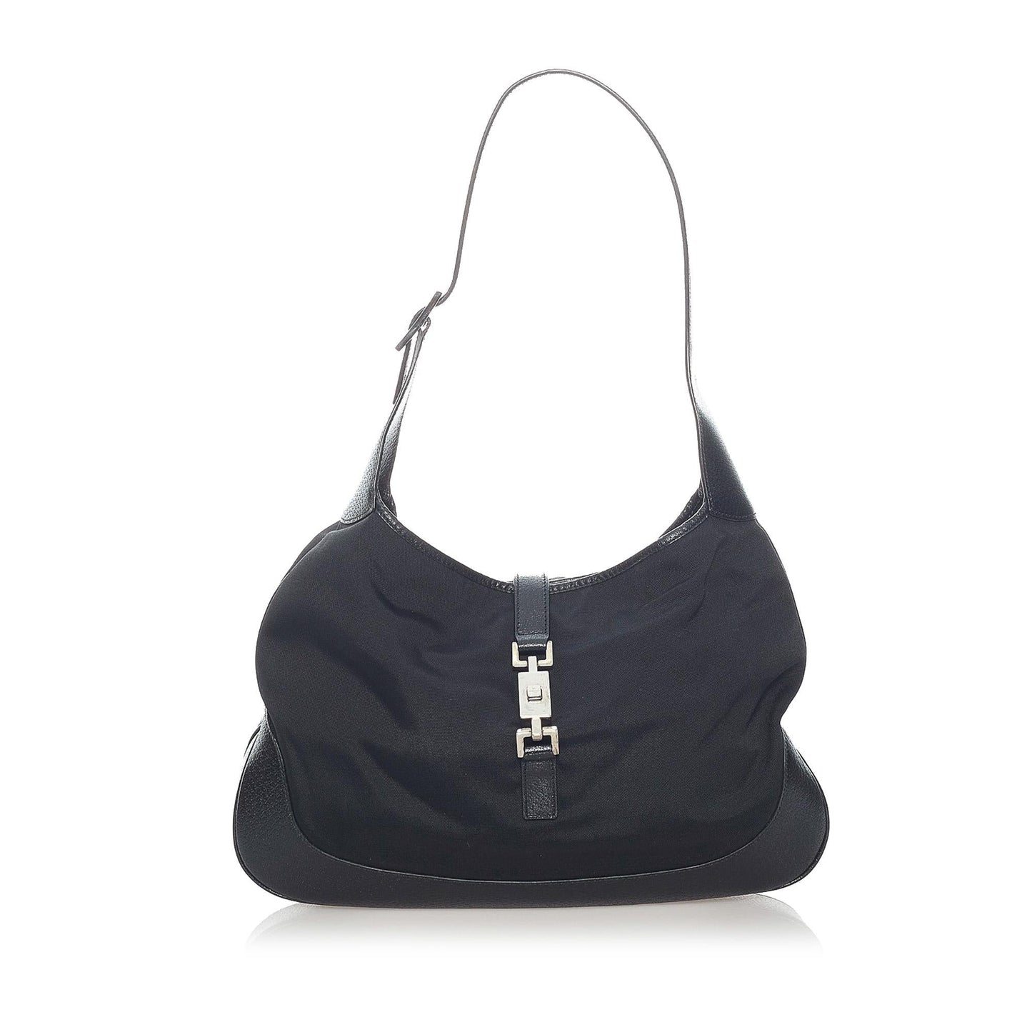 Gucci Jackie SHG Canvas Black Shoulder Bag 4