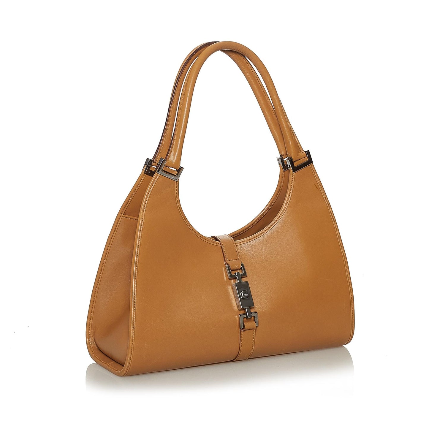 Gucci Jackie SHG Leather Calf Brown Shoulder Bag