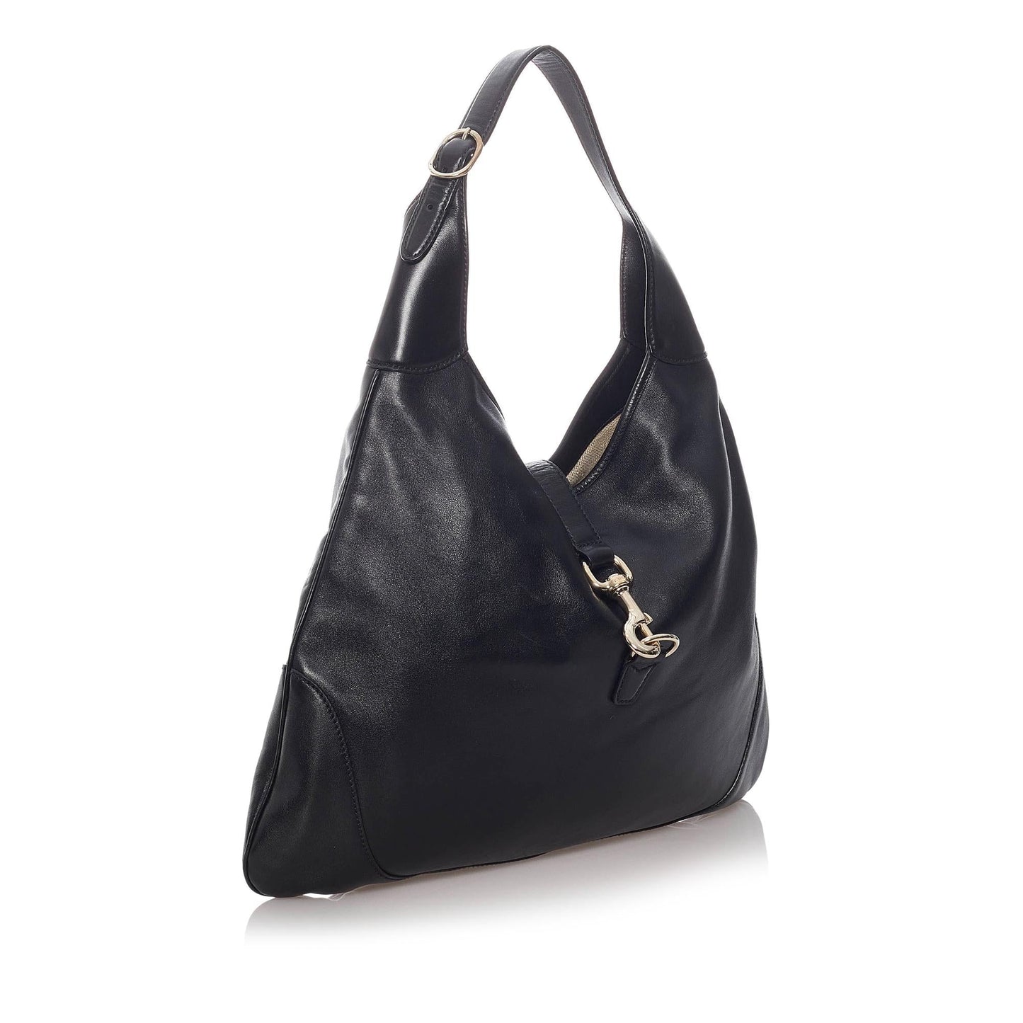 Gucci Jackie SHG Leather Calf Black Shoulder Bag Bag Shg