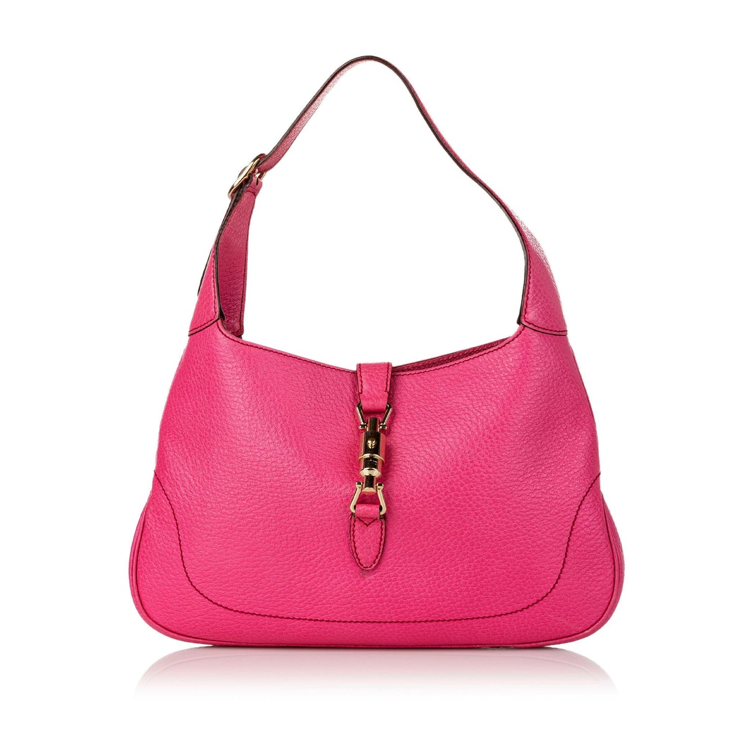 Gucci Jackie SHG Leather Calf Pink Shoulder Bag