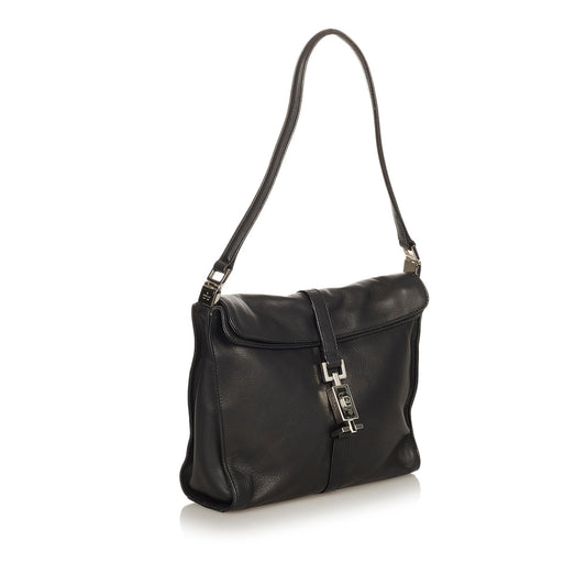 Gucci Jackie SHG Leather Calf Black Shoulder Bag 3