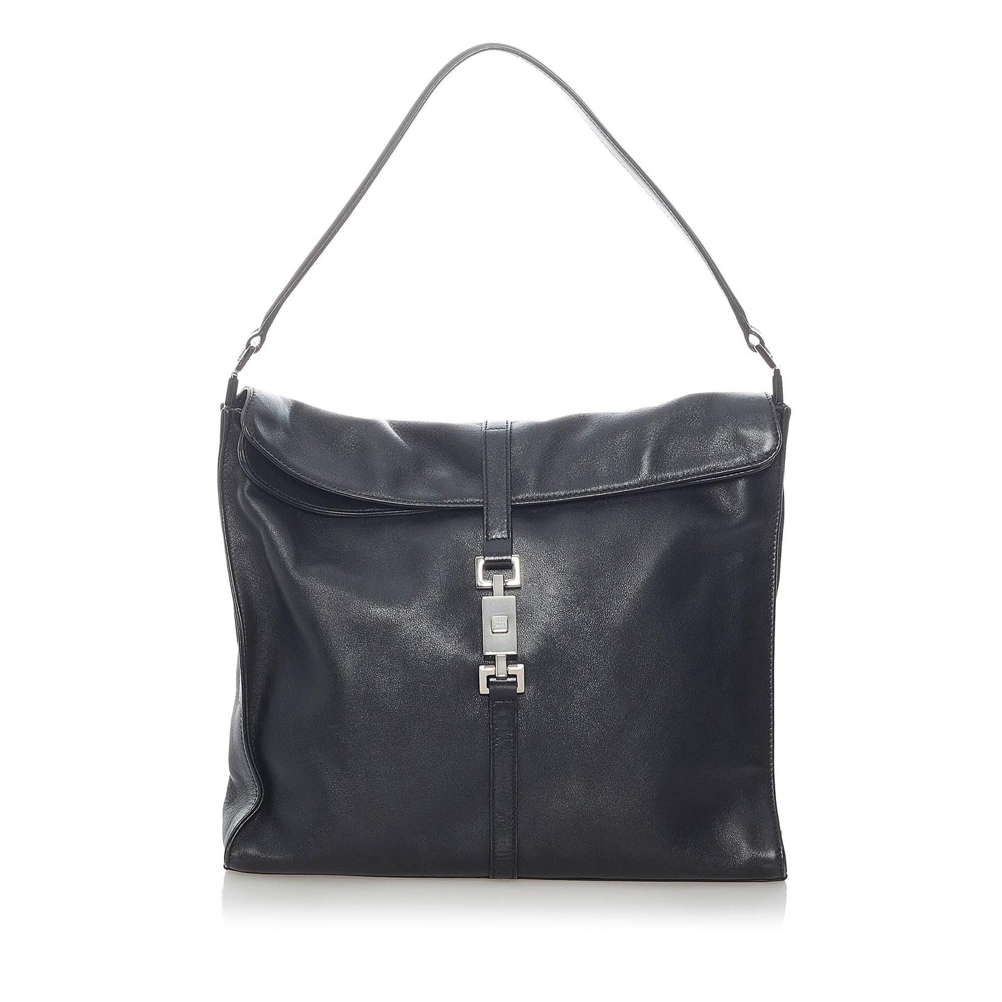 Gucci Jackie SHG Leather Calf Black Shoulder Bag