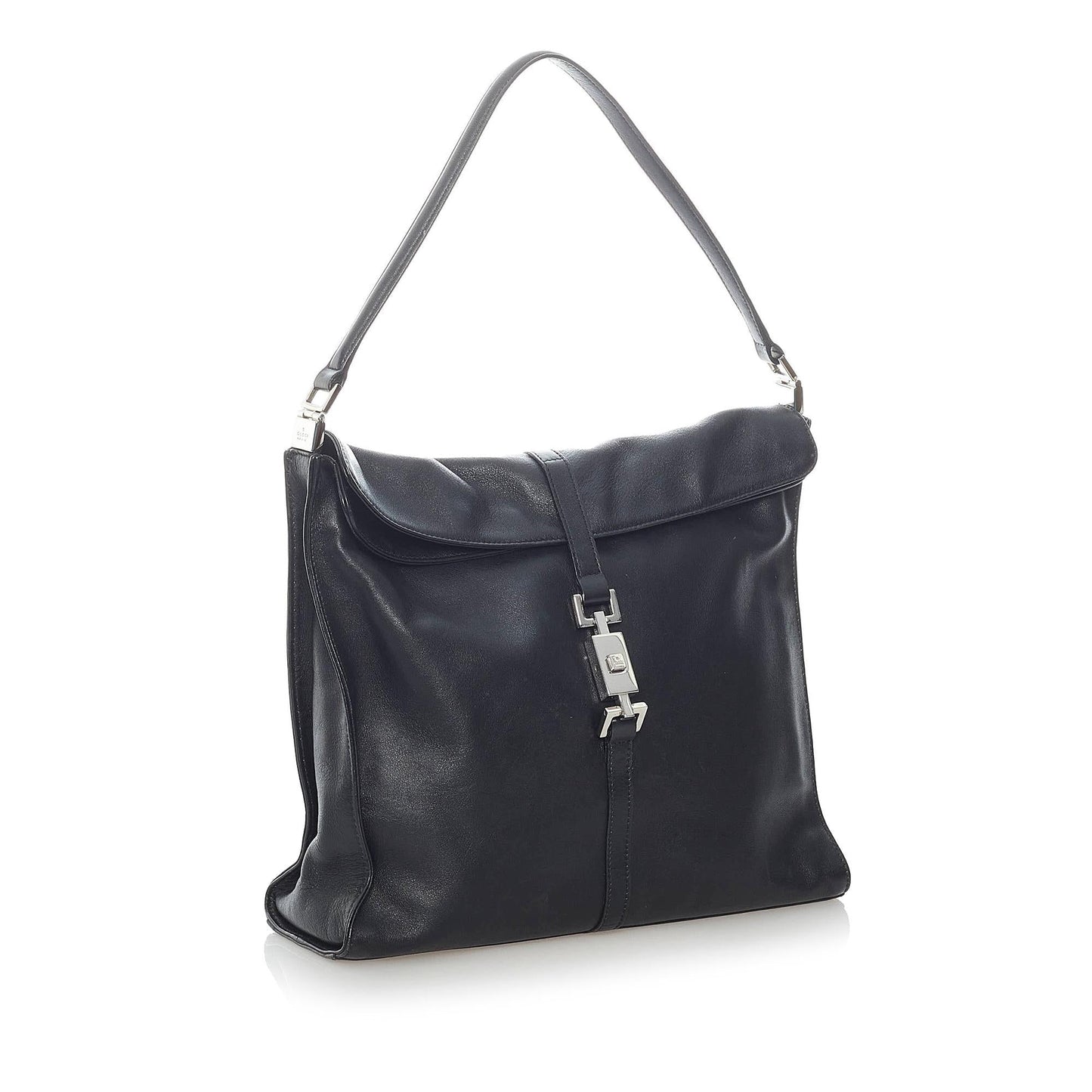 Gucci Jackie SHG Leather Calf Black Shoulder Bag