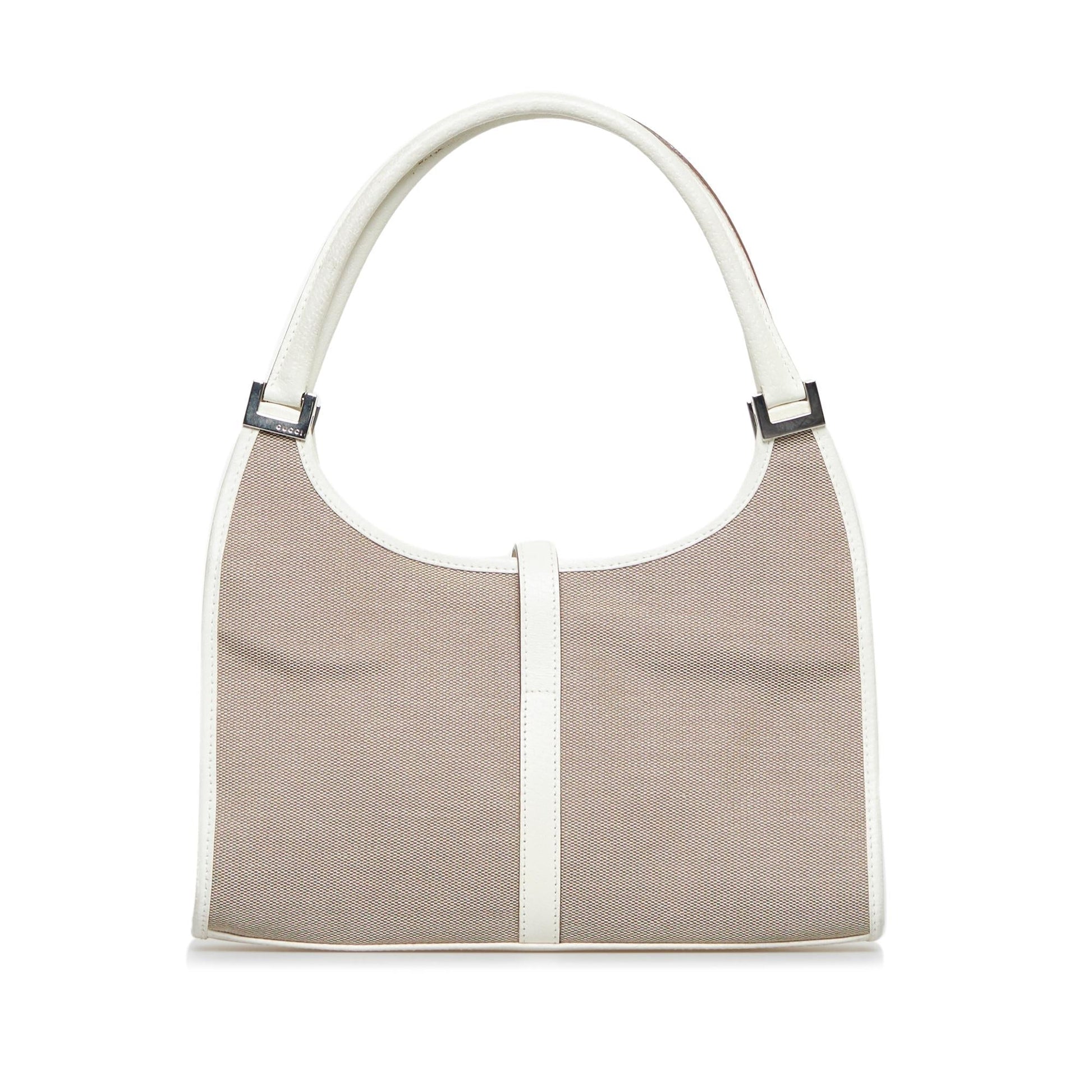 Gucci Jackie O SHG-EnwhlJ Canvas Brown Shoulder Bag