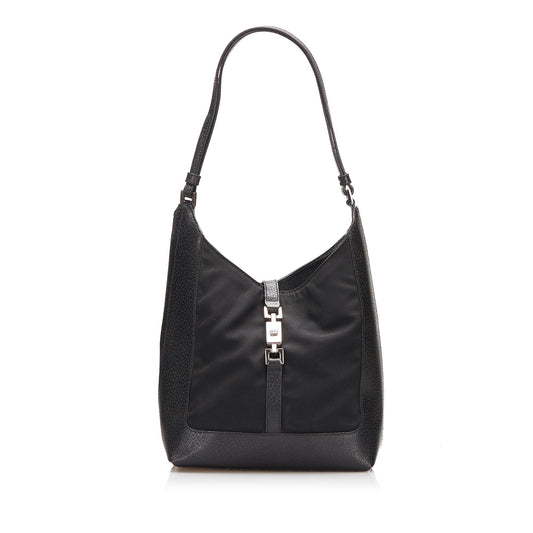 Gucci Jackie SHG-sNkwB3 Nylon Black Shoulder Bag
