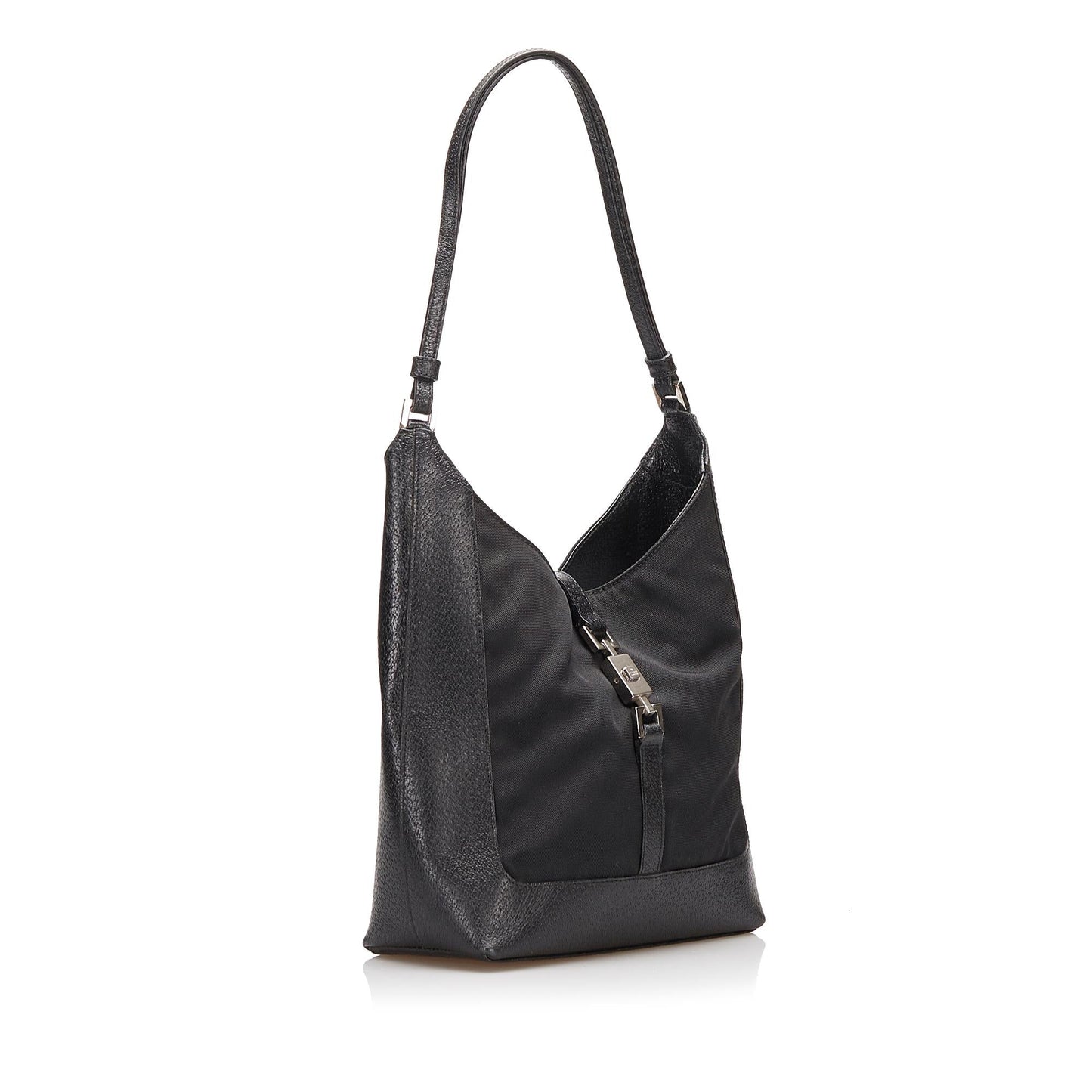 Gucci Jackie SHG-sNkwB3 Nylon Black Shoulder Bag
