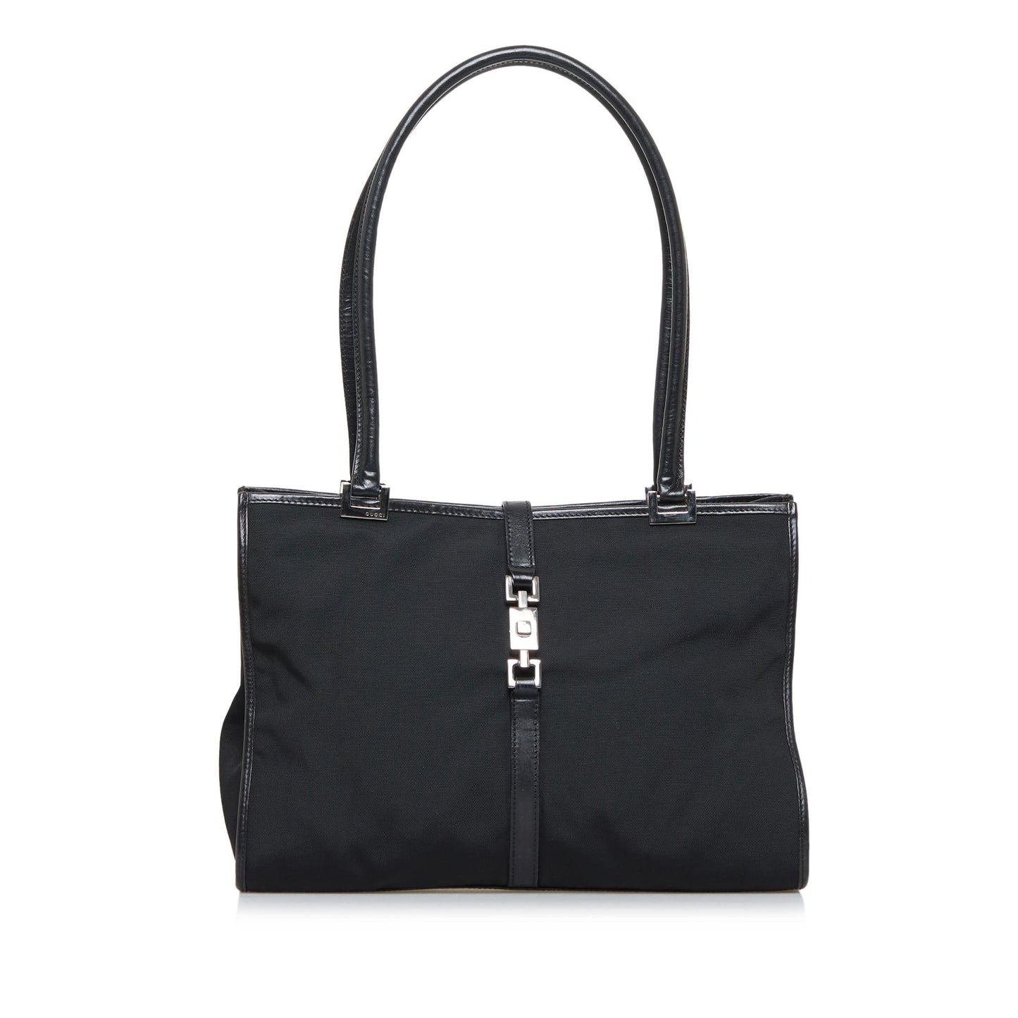 Gucci Jackie SHG-wYFRwH Nylon Black Shoulder Bag