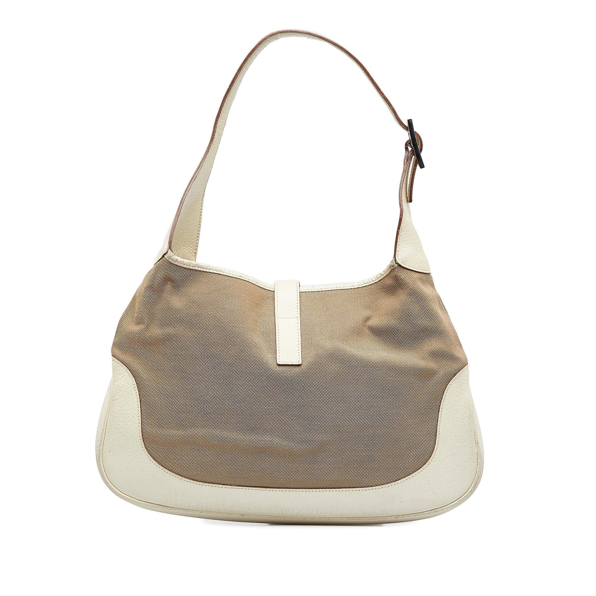 Gucci Jackie SHG-BapEsv Canvas Brown Shoulder Bag