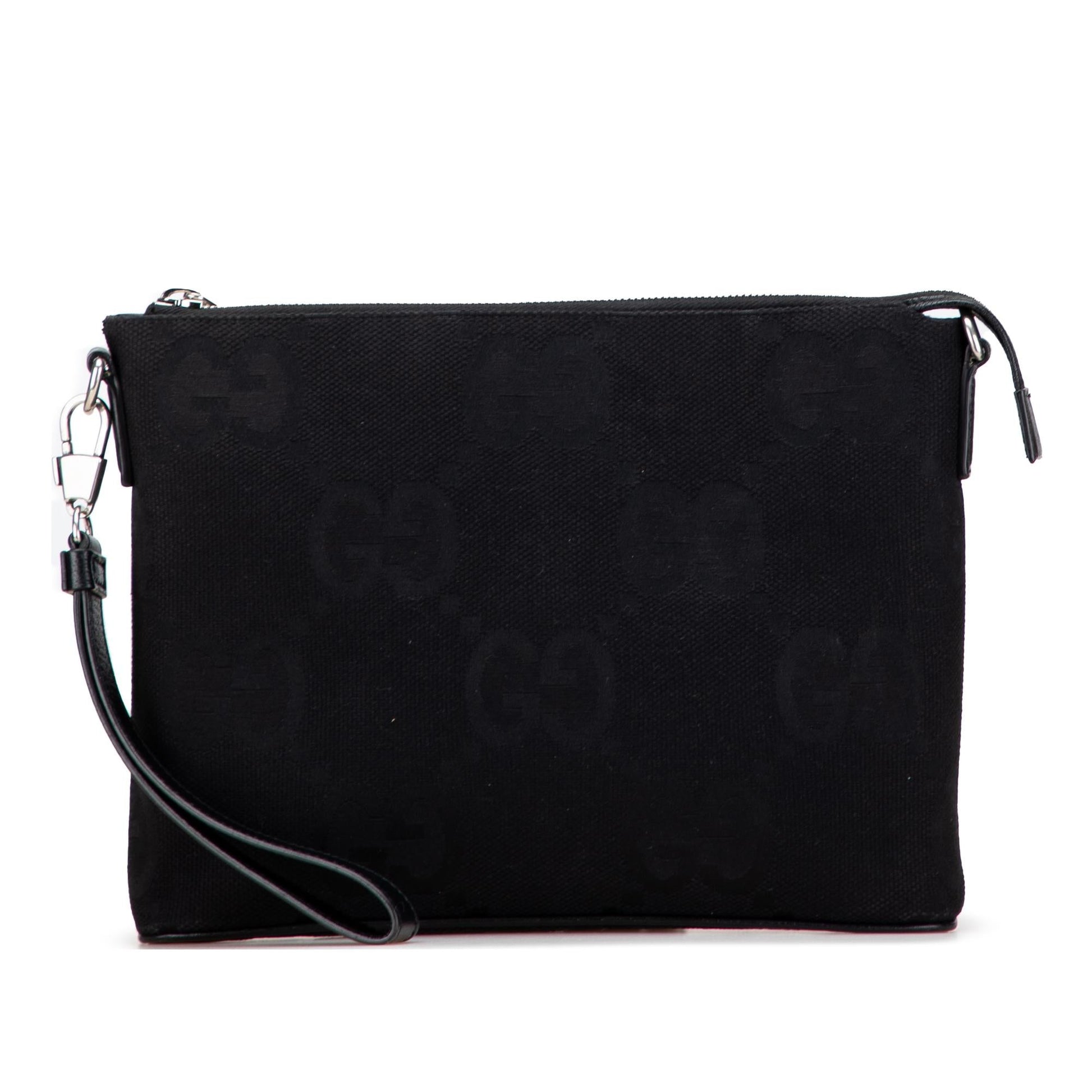 Gucci Jumbo GG on Strap Canvas Crossbody Bag