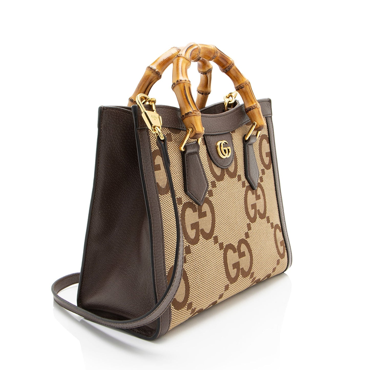 Gucci Jumbo GG Diana Canvas Small Tote Bag