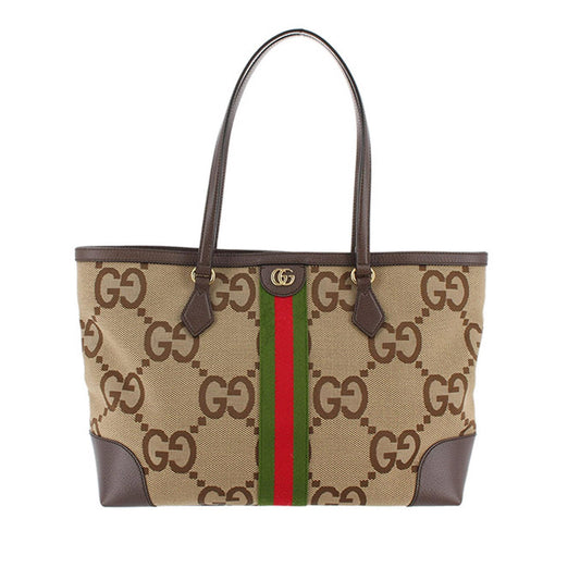 Gucci Jumbo GG Ophidia SHG-HRmGF7 Canvas Brown Tote Bag