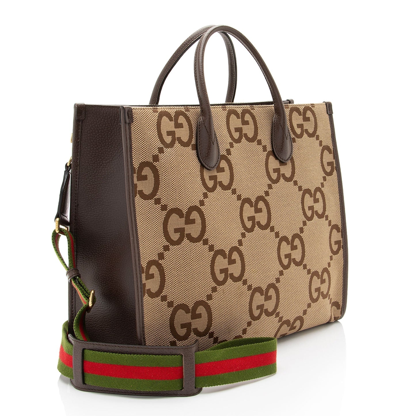 Gucci Jumbo Web Tote Canvas Tote Bag