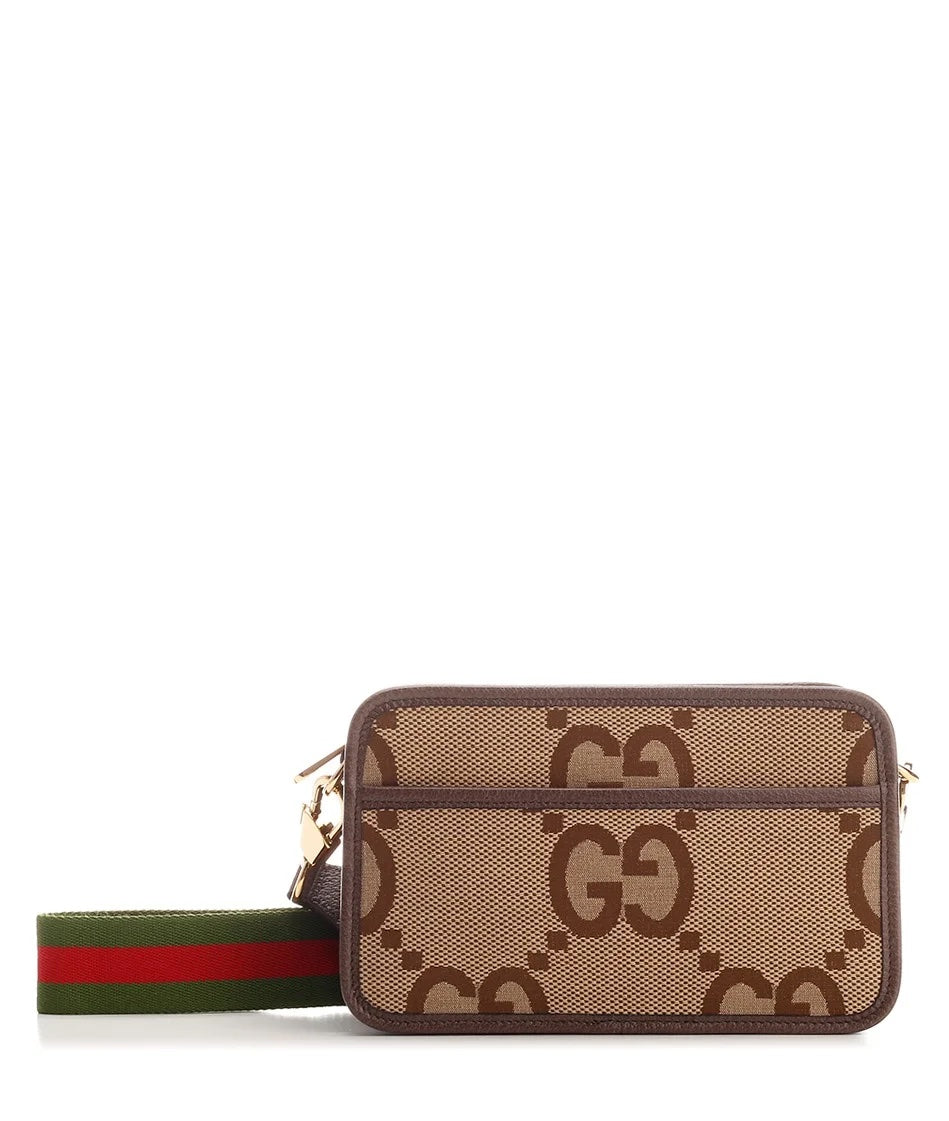 Gucci JUMBO GG ZIPPED Mini Shoulder Bag