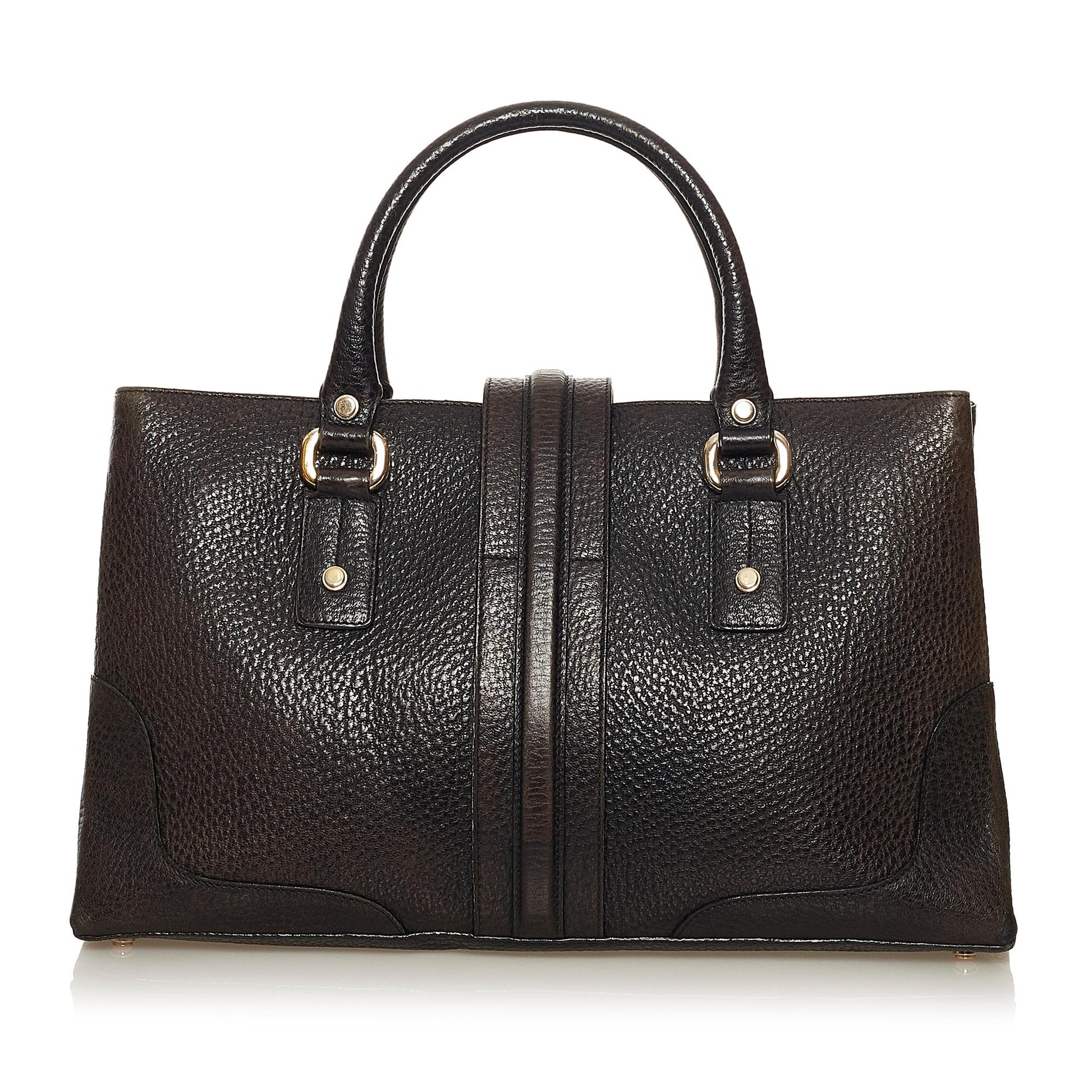 Gucci Junco SHG Leather Calf Brown Satchel Bag