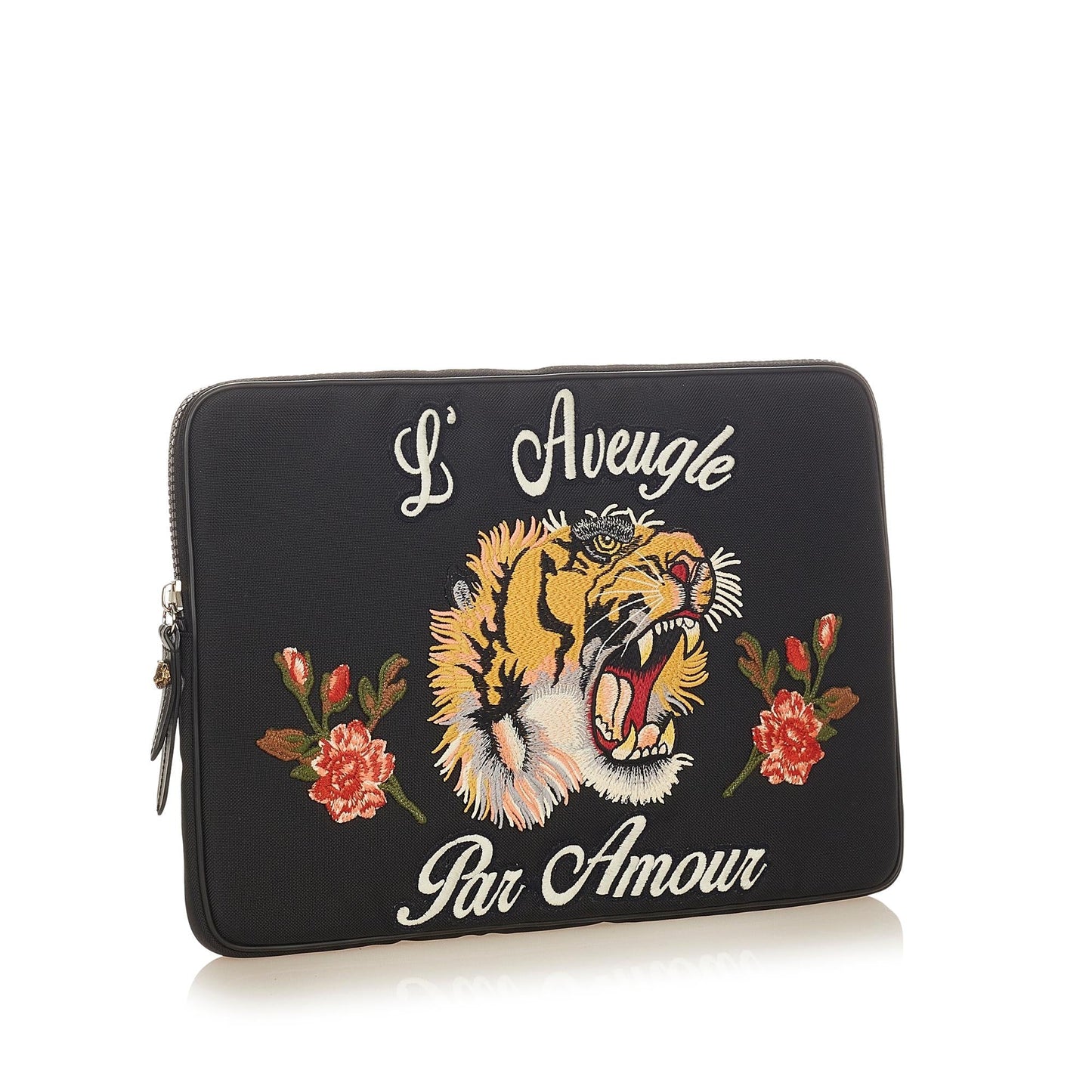 Gucci LAveugle Par Amour SHG Nylon Black Clutch Bag Bag Shg