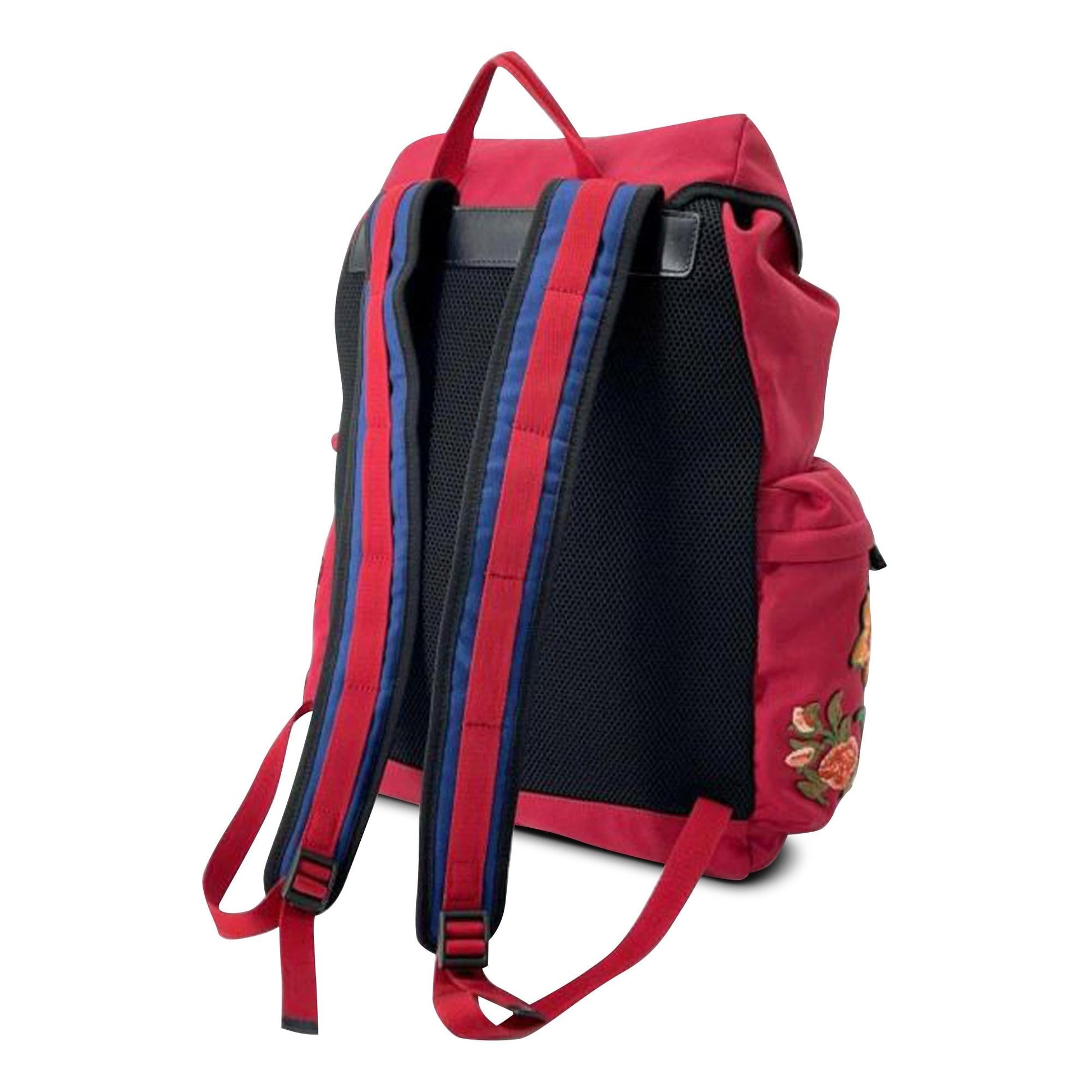 Gucci L'Aveugle Par Amour Techno Backpack Canvas Red