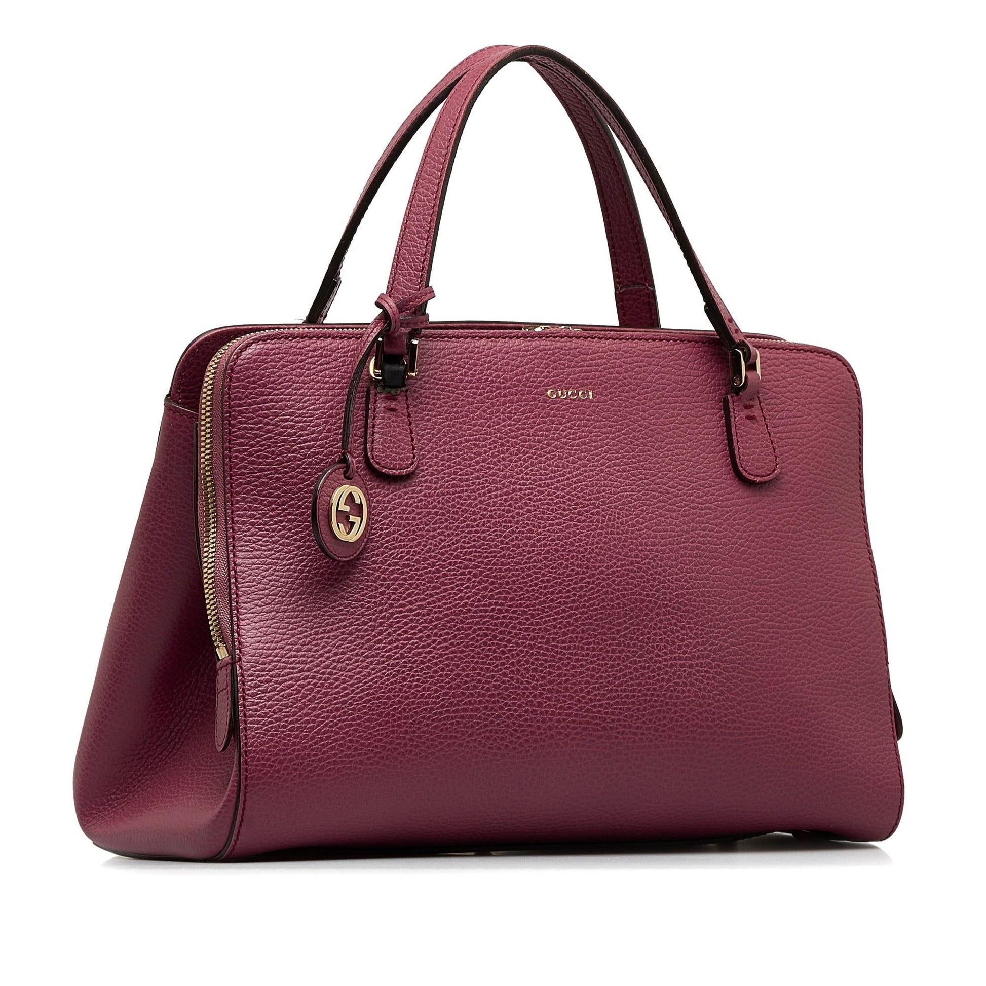 Gucci Lady Dollar Calf Pink Satchel Bag