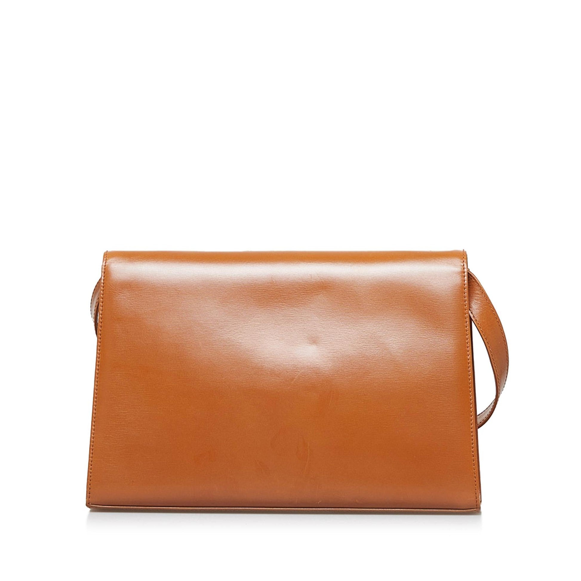 Gucci Lady Lock SHG-waI5Pa Calf Brown Crossbody Bag