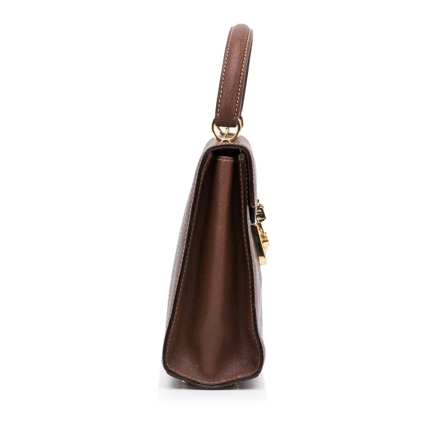 Gucci Lady Lock SHG-N7Iy6r Calf Brown Satchel Bag