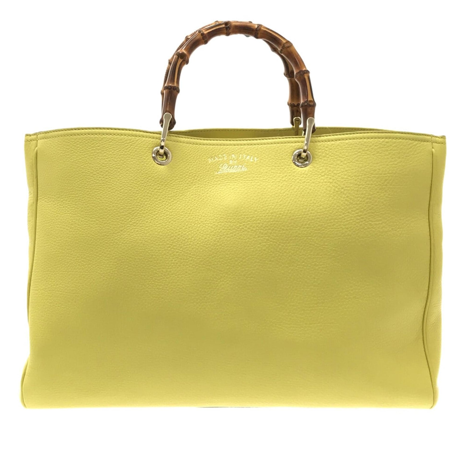 Gucci Bamboo Shopper SHG-XEWg8B Calf Large Satchel Bag
