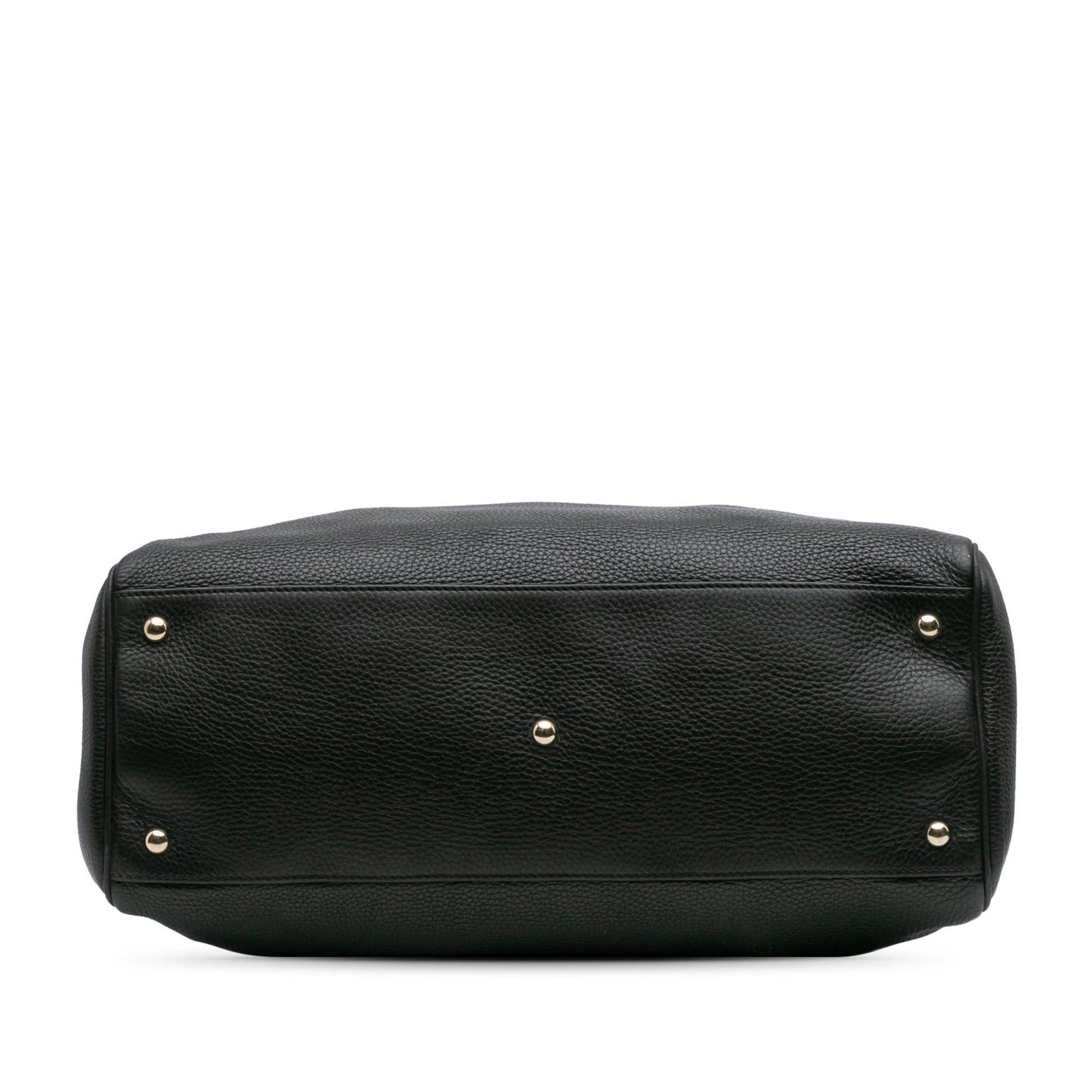 Gucci Bamboo Shopper Calfskin Large Tote Bag