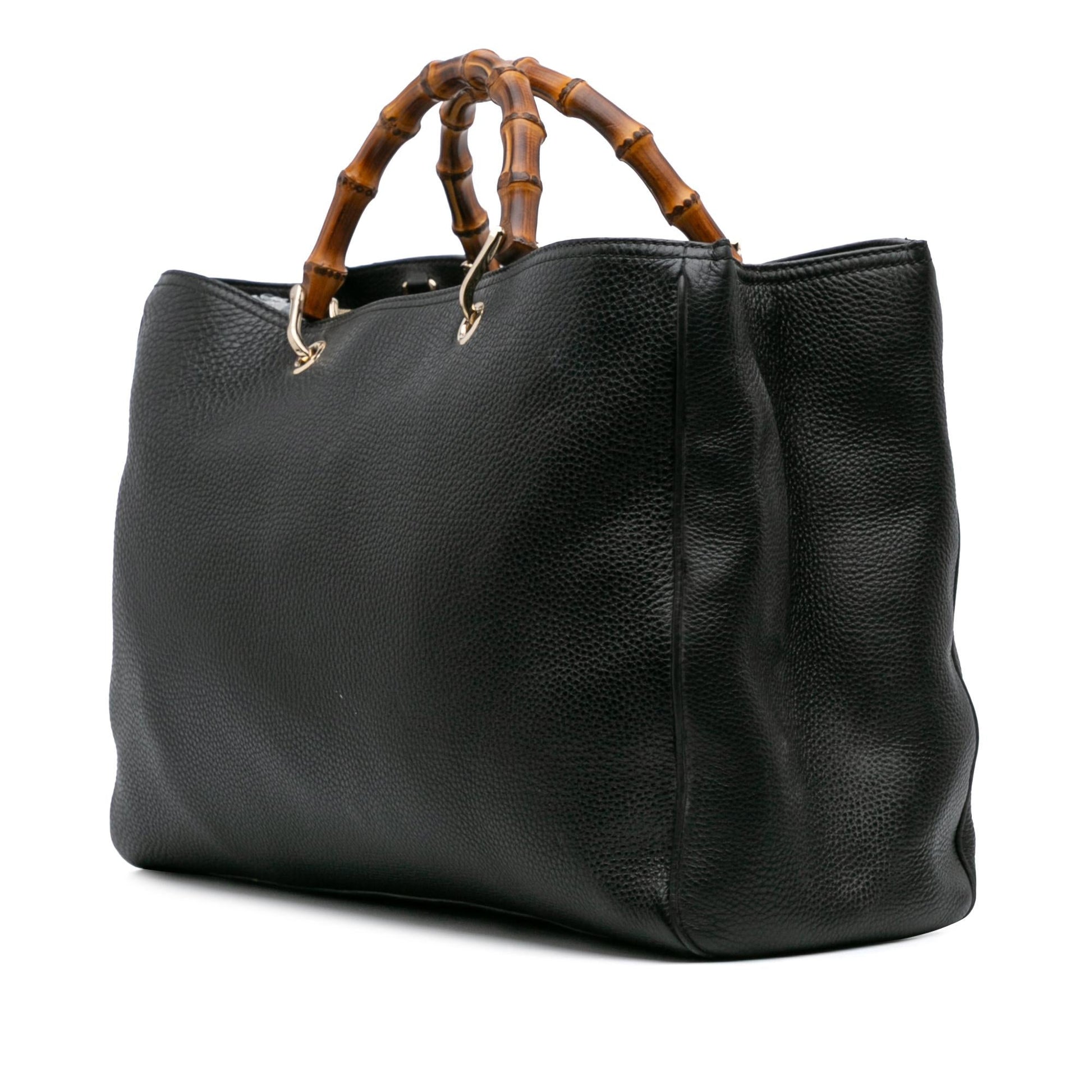 Gucci Bamboo Shopper Calfskin Large Tote Bag